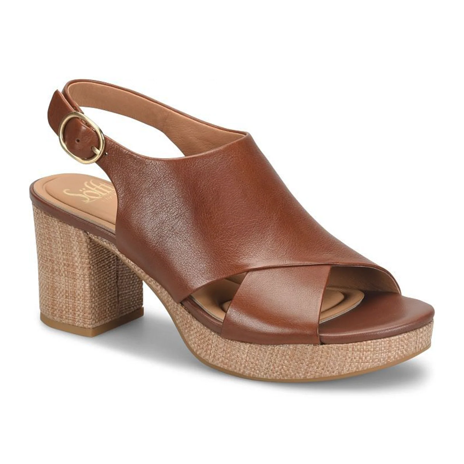 Sofft Liv Heeled Sandal (Women) - Golden Brown - Image 3