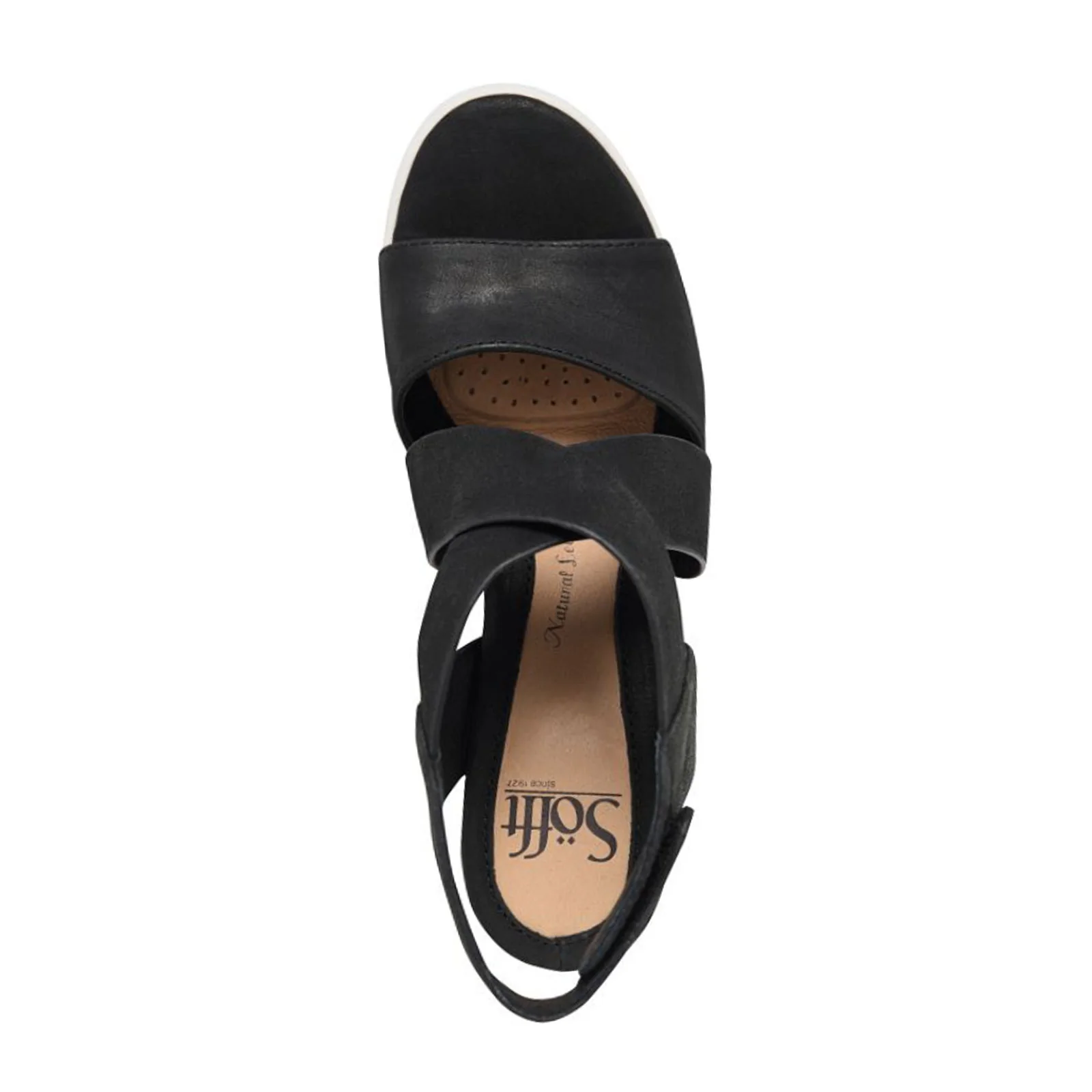 Sofft Uxley Wedge Sandal (Women) - Black - Image 3