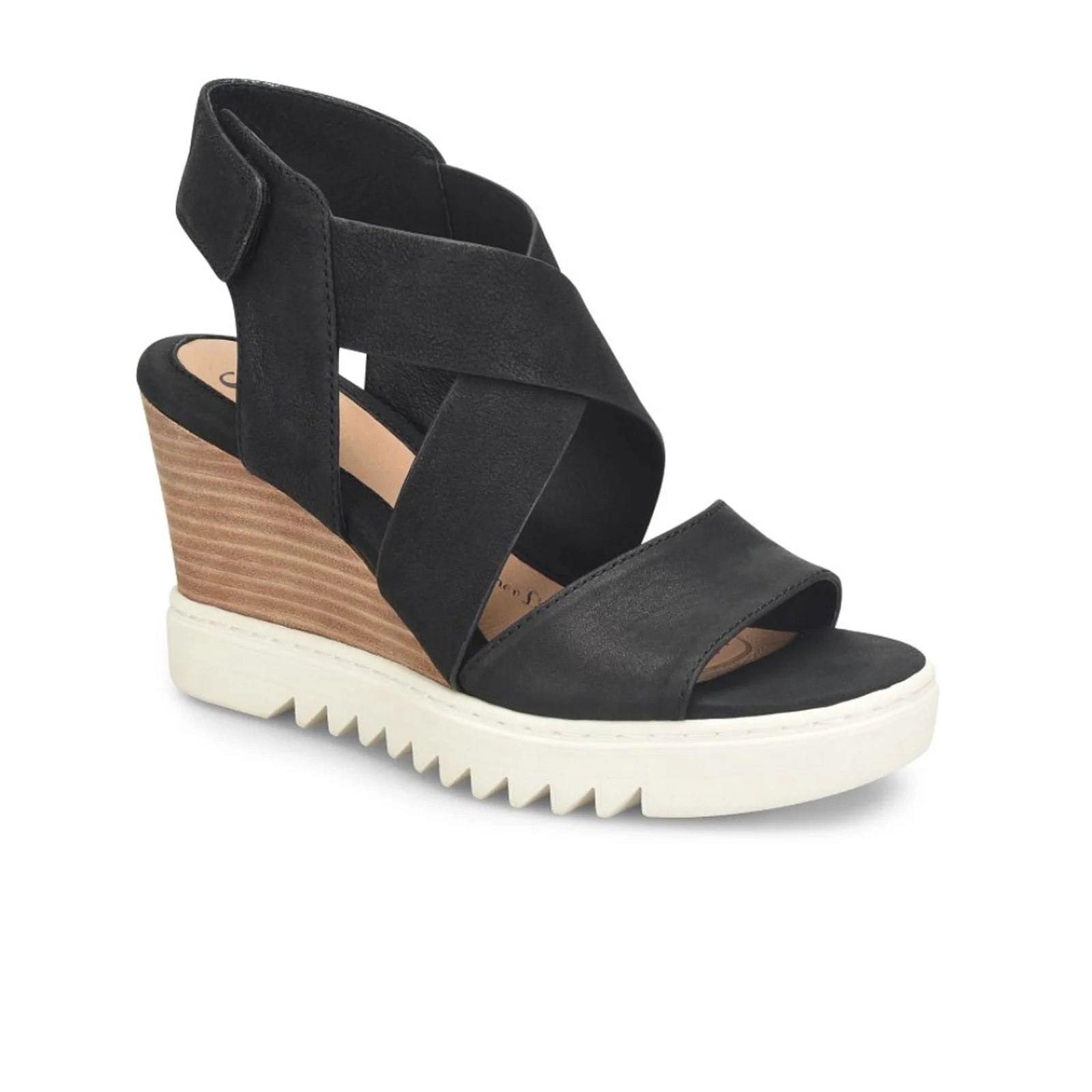 Sofft Uxley Wedge Sandal (Women) - Black - Image 5