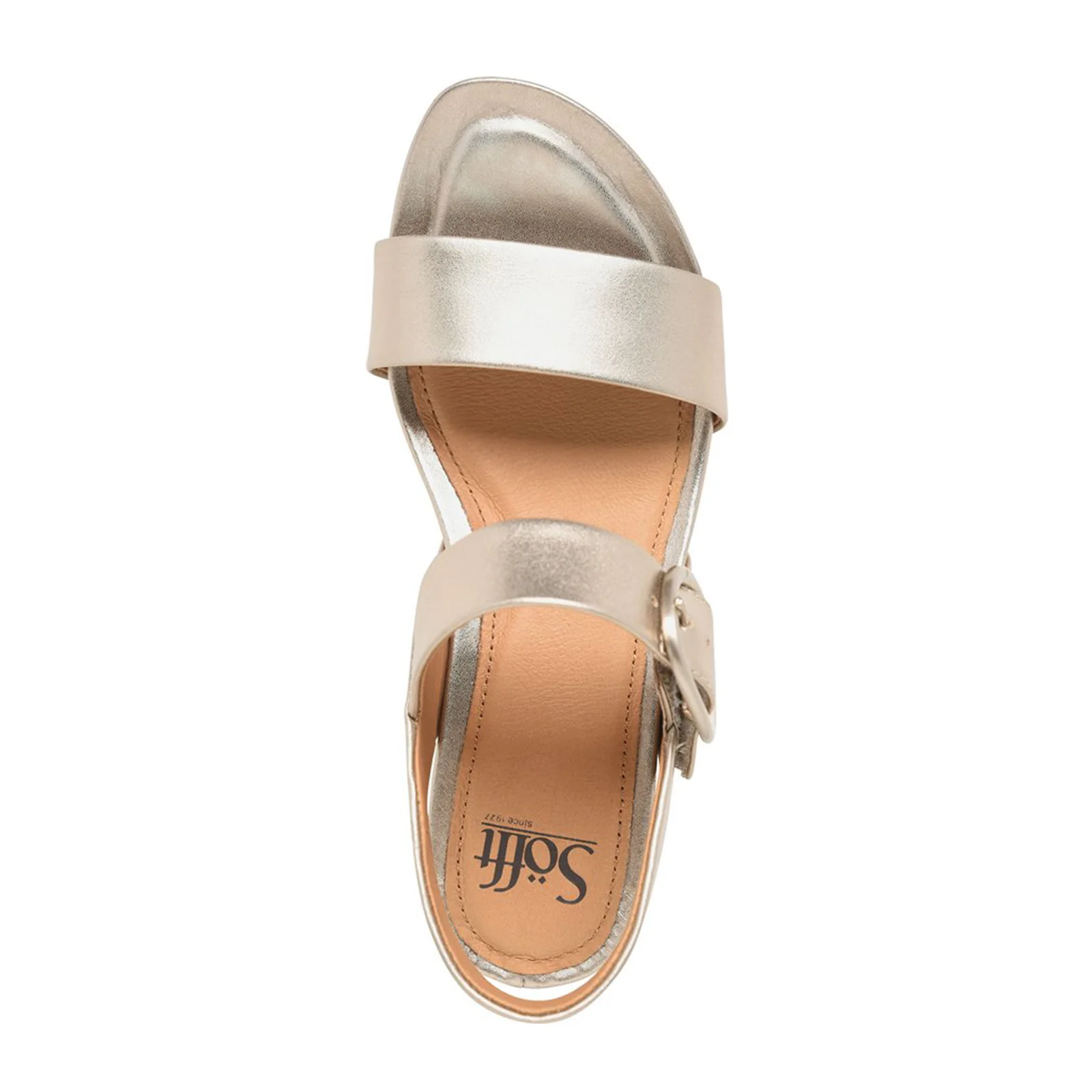 Sofft Vaya Wedge Sandal (Women) - Gold - Image 3