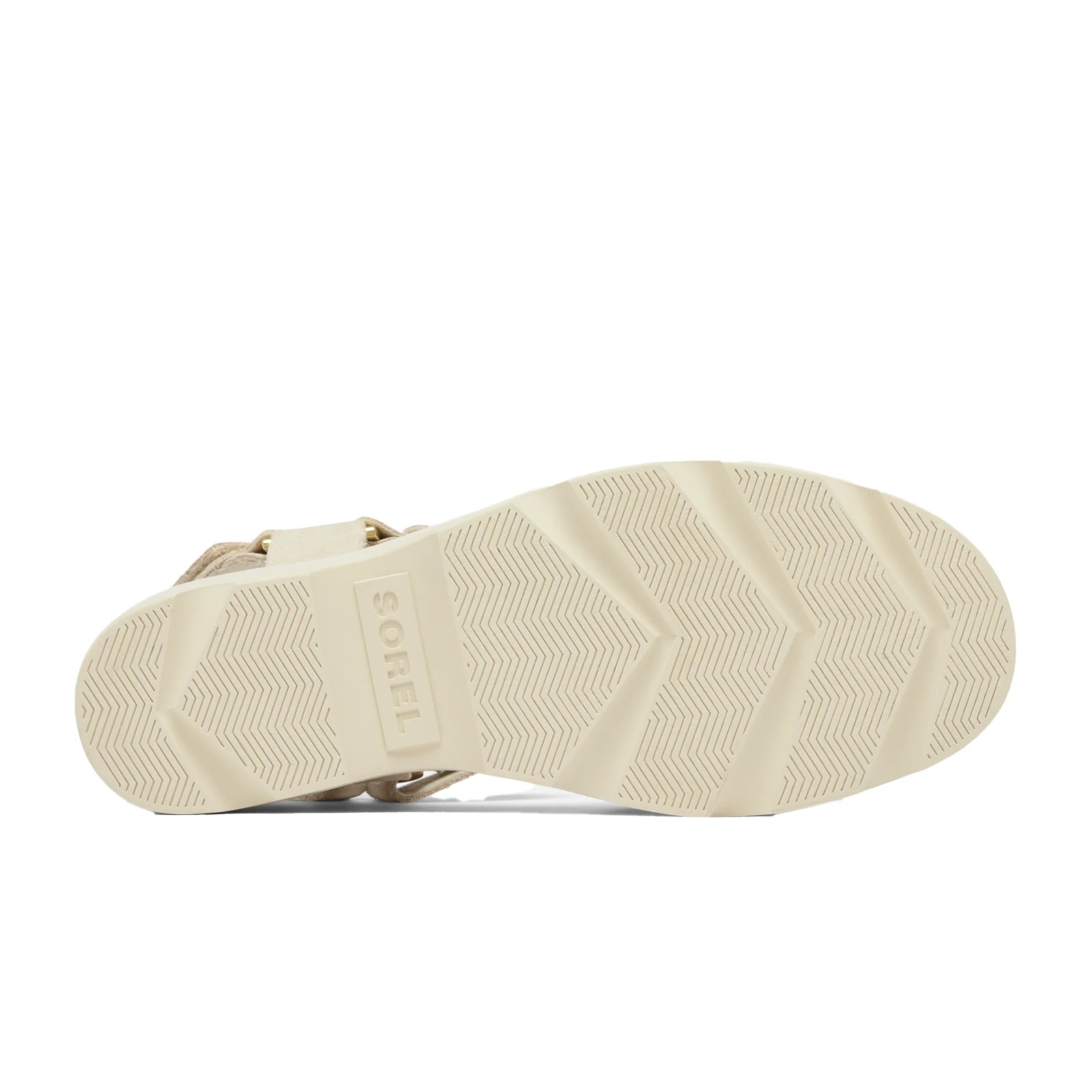 Sorel Joanie IV Ankle Strap Wedge Sandal (Women) - Chalk/Chalk - Image 4