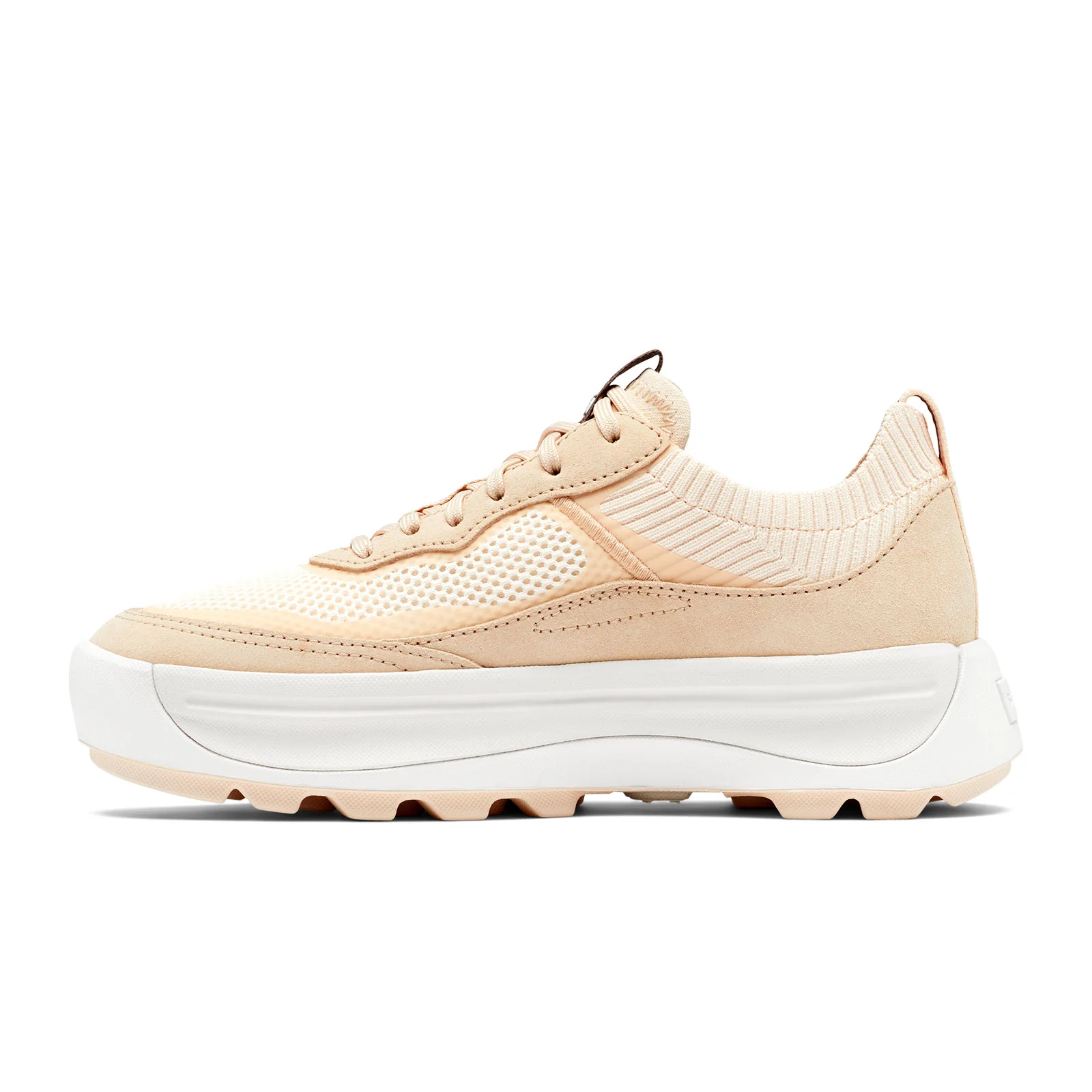 Sorel Out 'N About 503 Knit Low Sneaker (Women) - White Peach/Nova Sand - Image 2