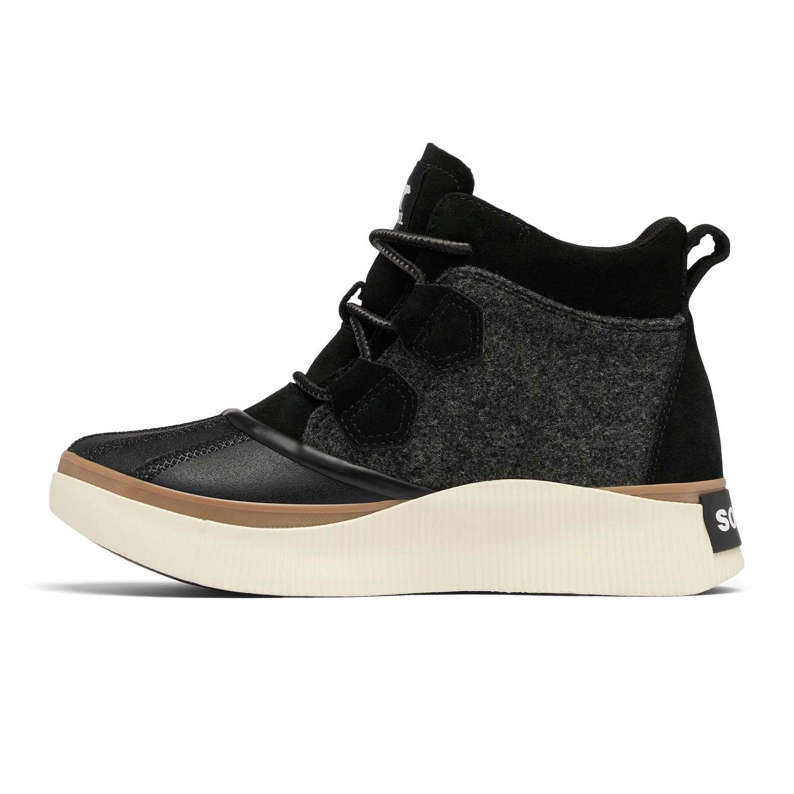Sorel Out 'N About IV Waterproof Classic Ankle Boot (Women) - Black/Chalk - Image 2