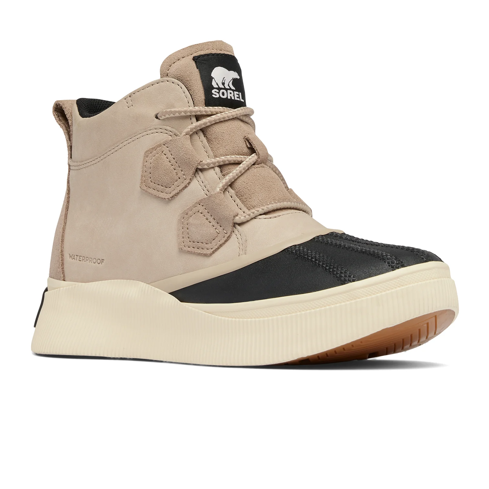 Sorel Out 'N About IV Waterproof Classic Ankle Boot (Women) - Omega Taupe/Black - Image 3