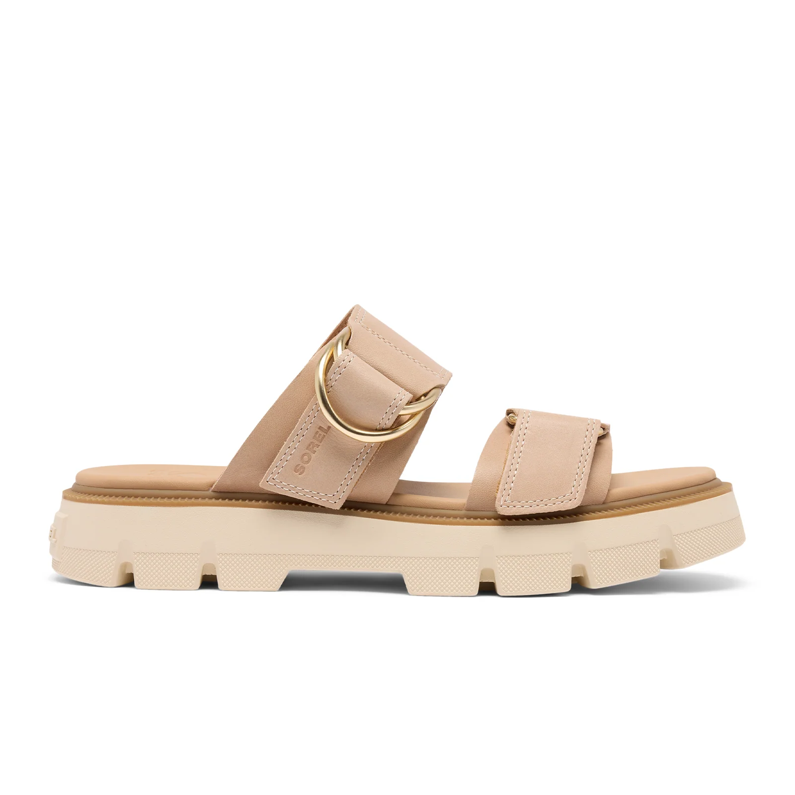 Sorel Rein CB Slide Sandal (Women) - Honest Beige/Bleached Ceramic