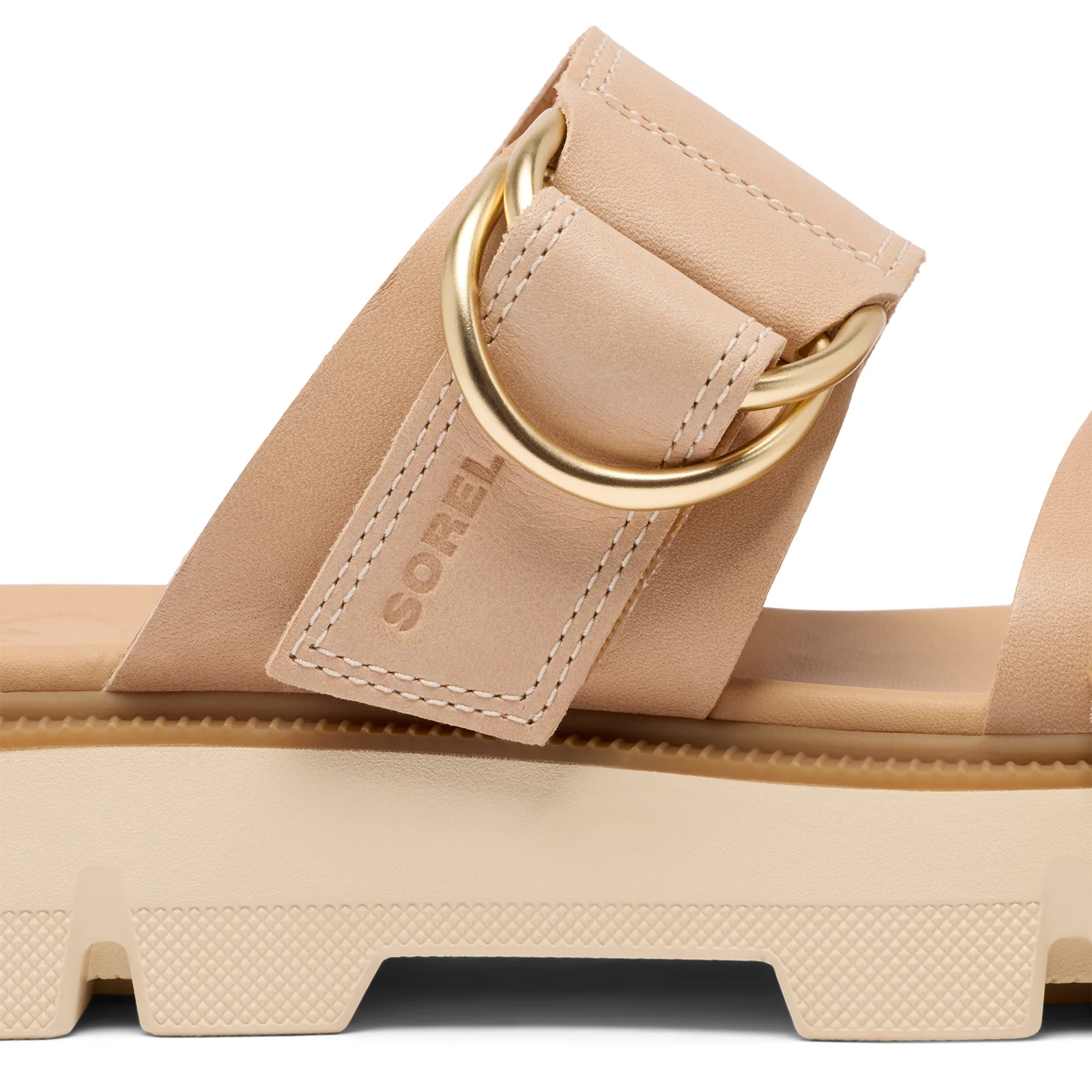 Sorel Rein CB Slide Sandal (Women) - Honest Beige/Bleached Ceramic - Image 6