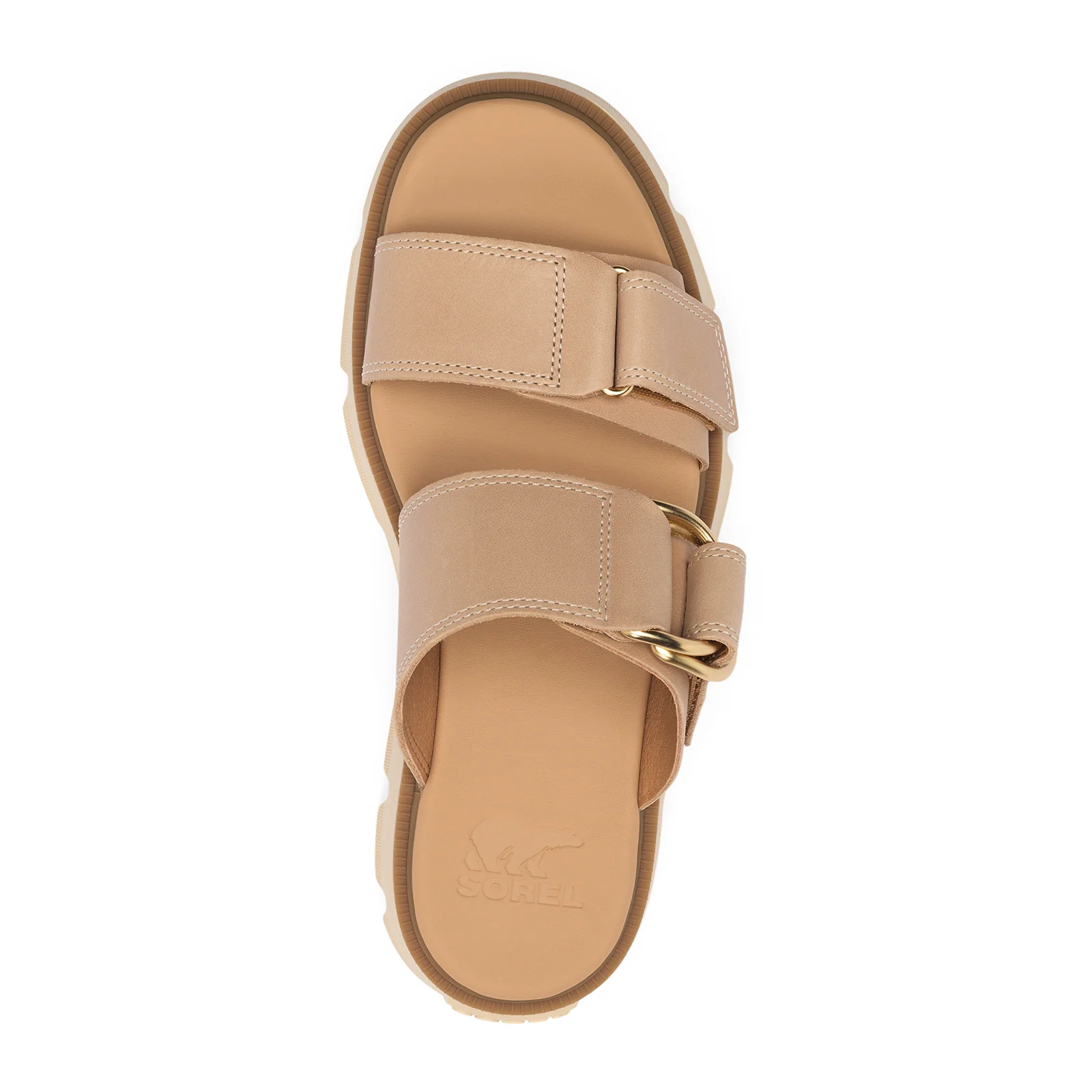 Sorel Rein CB Slide Sandal (Women) - Honest Beige/Bleached Ceramic - Image 7