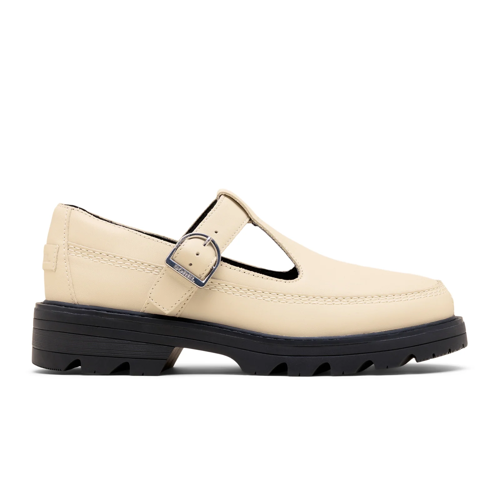 Sorel Revel Ave Mary Jane (Women) - Bleached Ceramic/Black