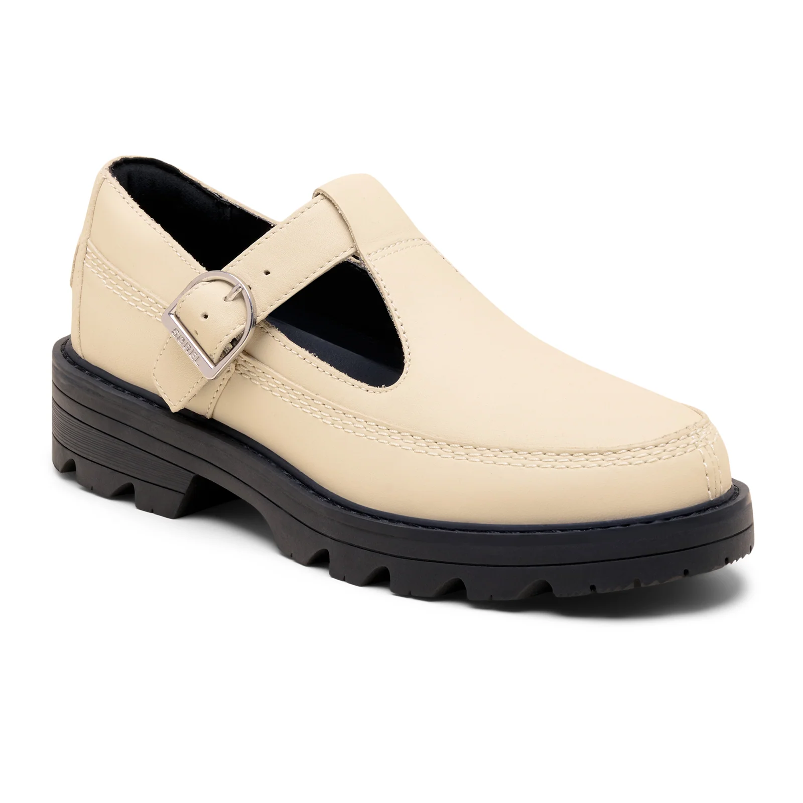 Sorel Revel Ave Mary Jane (Women) - Bleached Ceramic/Black - Image 3