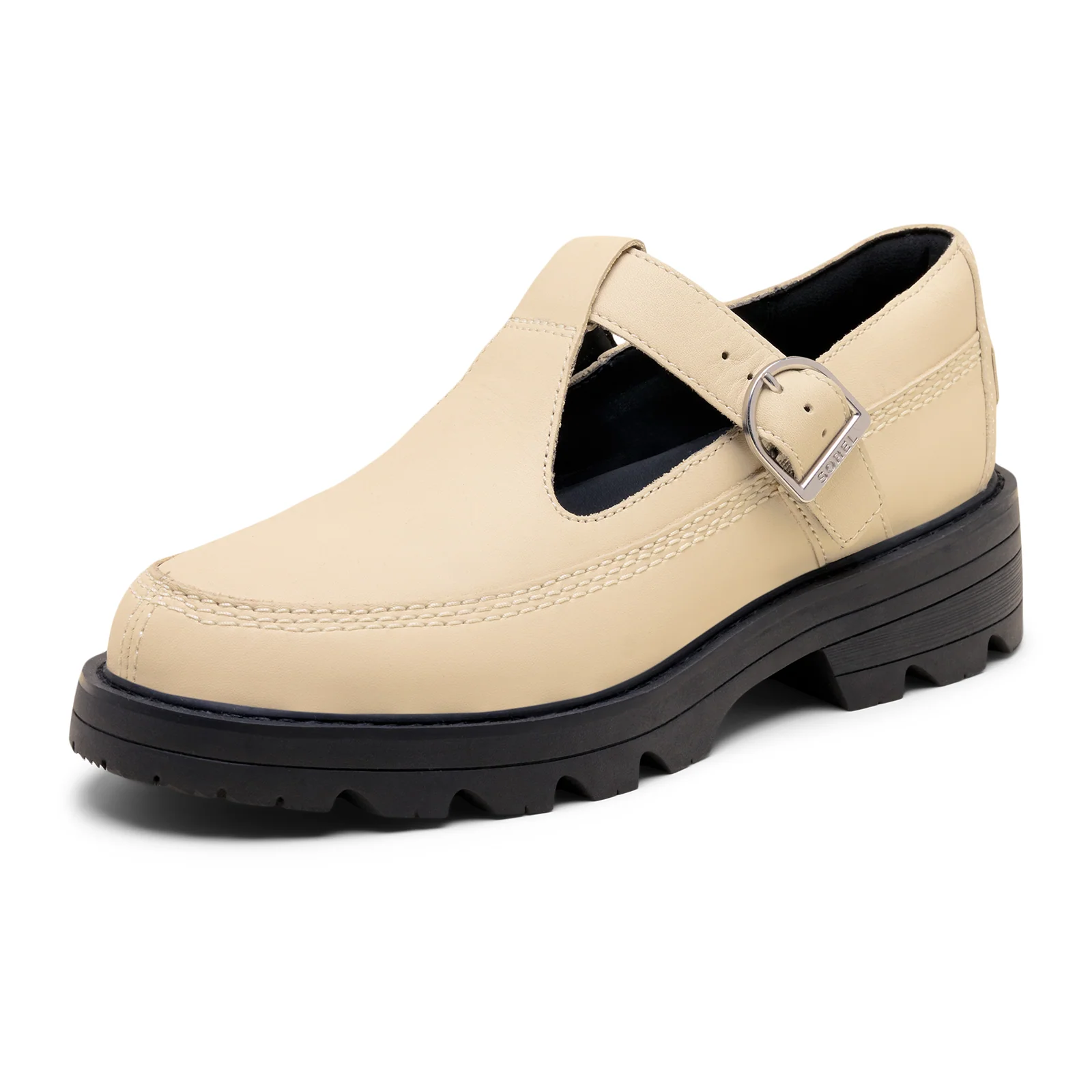 Sorel Revel Ave Mary Jane (Women) - Bleached Ceramic/Black - Image 4