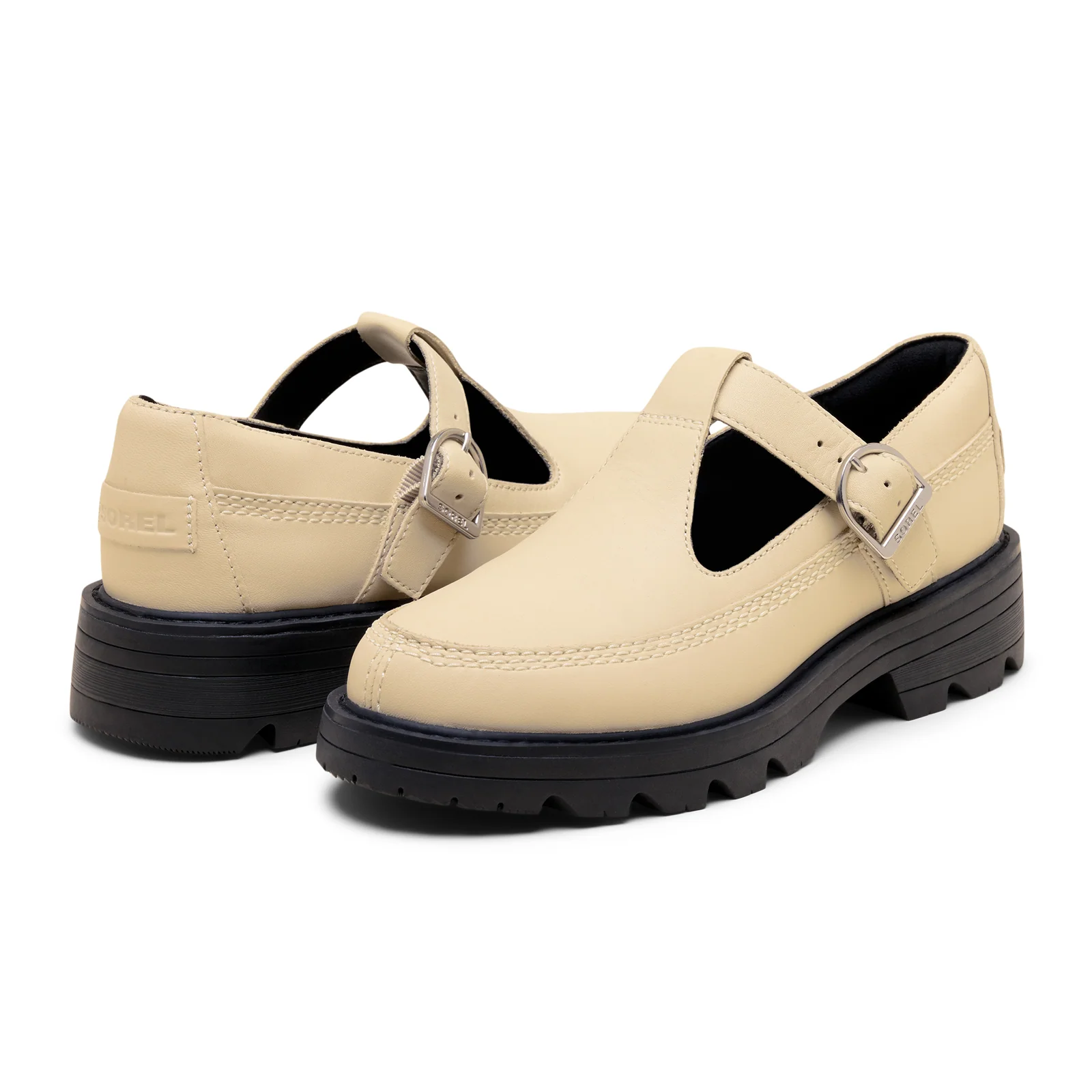 Sorel Revel Ave Mary Jane (Women) - Bleached Ceramic/Black - Image 5