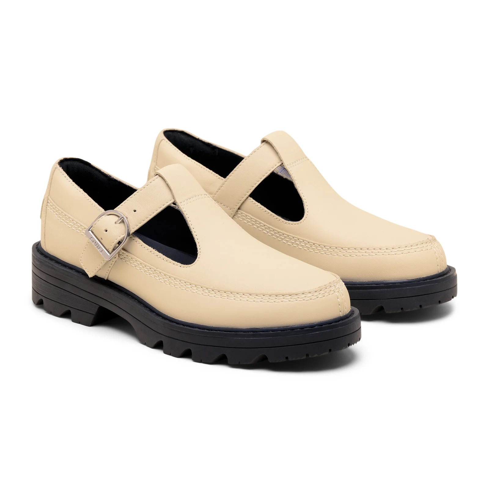 Sorel Revel Ave Mary Jane (Women) - Bleached Ceramic/Black - Image 6