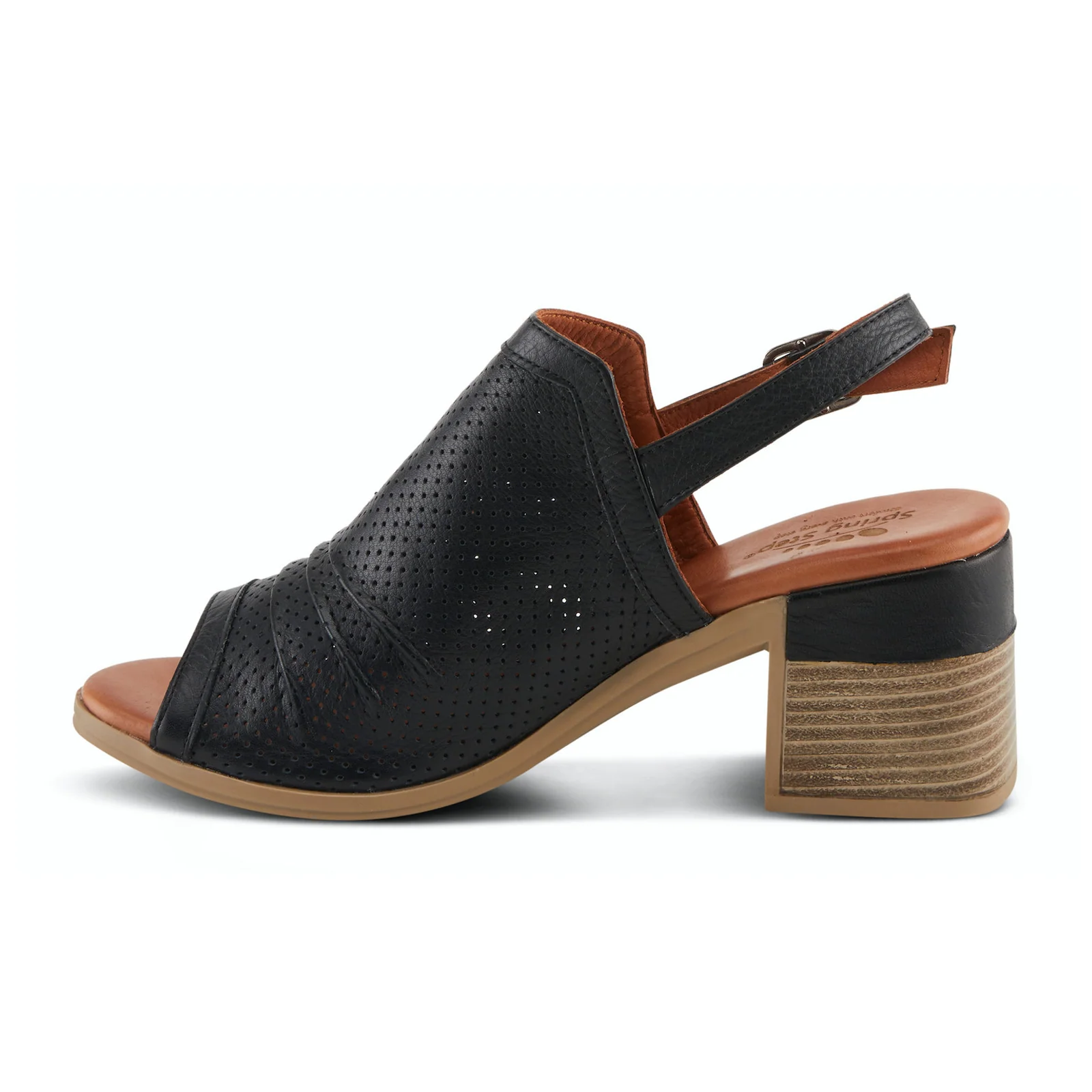 Spring Step Noctium Heeled Sandal (Women) - Black - Image 2