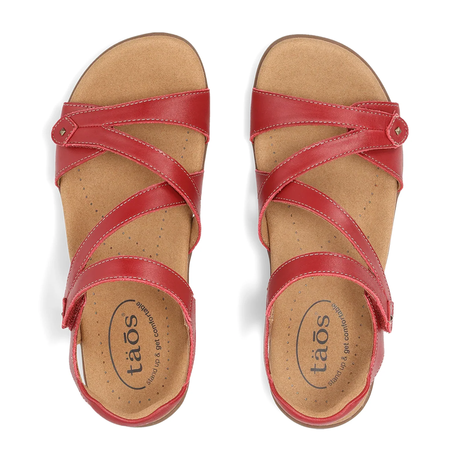 Taos Big Time Backstrap Sandal (Women) - Red - Image 5
