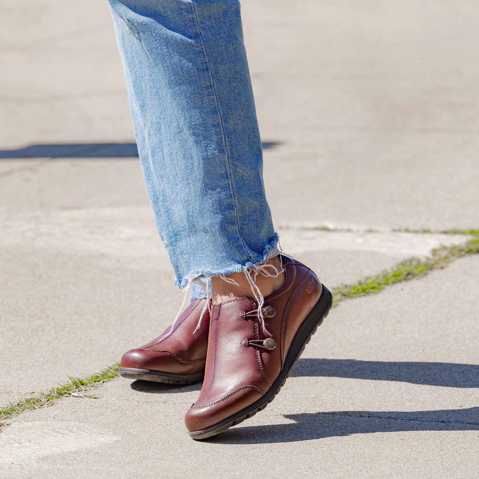 Taos Blend Slip On Loafer (Women) - Whiskey - Image 7