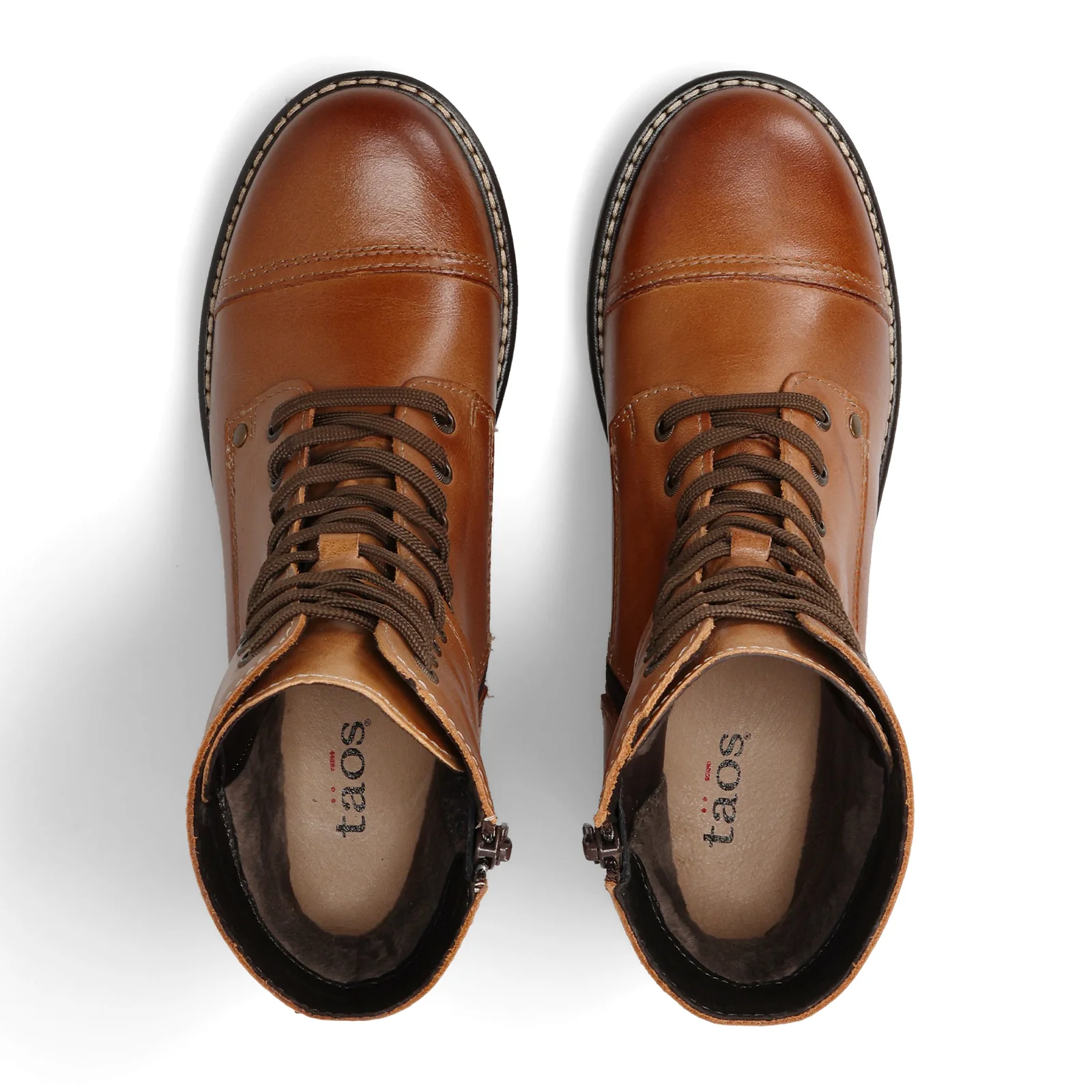 Taos Crave Lace Up Mid Boot (Women) - Caramel - Image 5