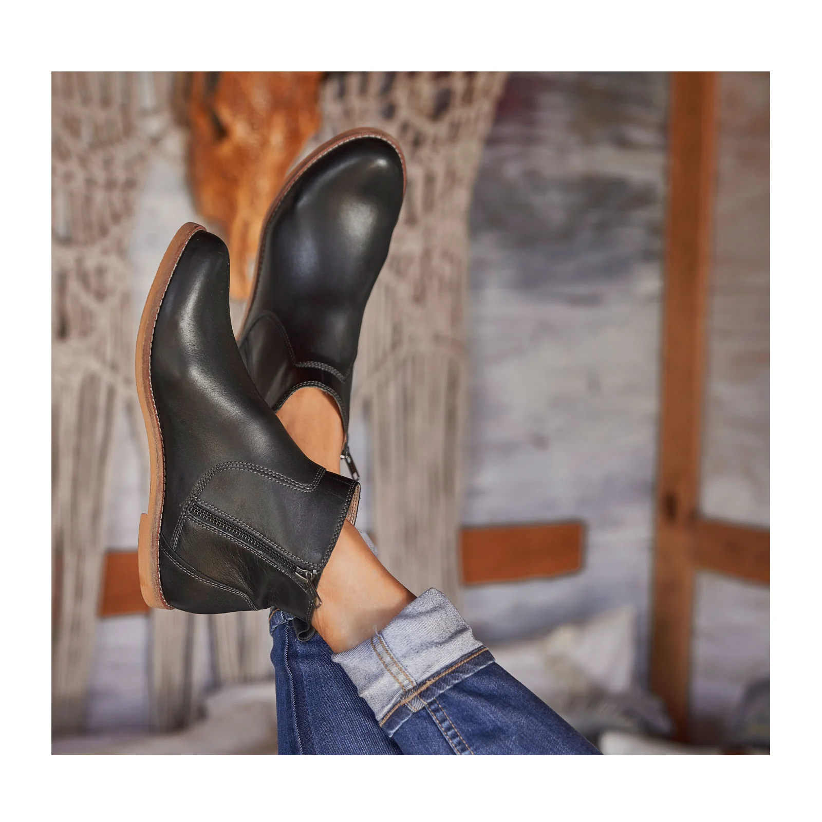 Taos Double Time Ankle Boot (Women) - Black - Image 5