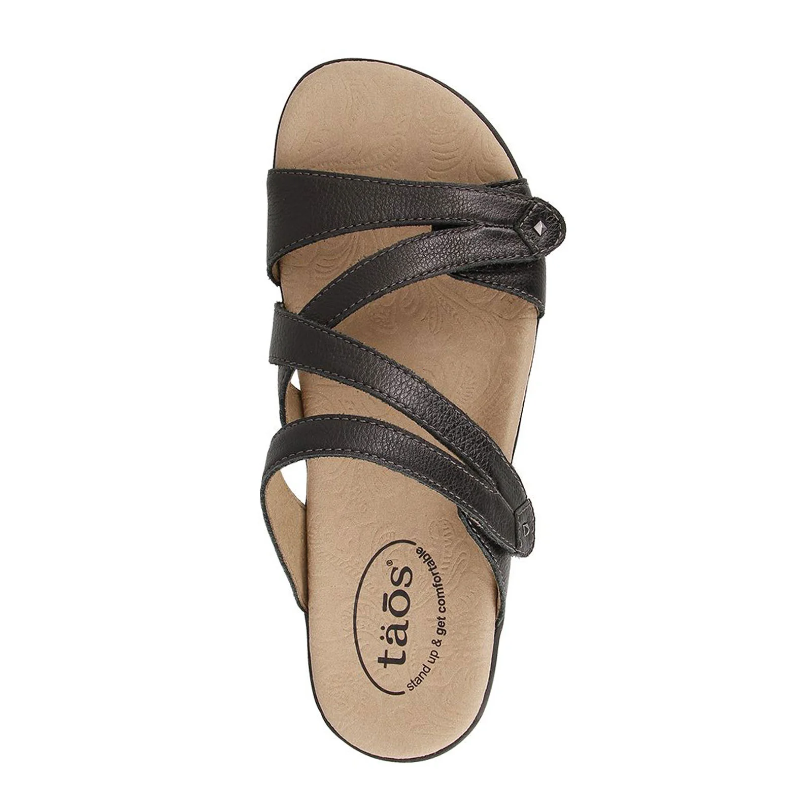 Taos Double U Slide Sandal (Women) - Black - Image 4