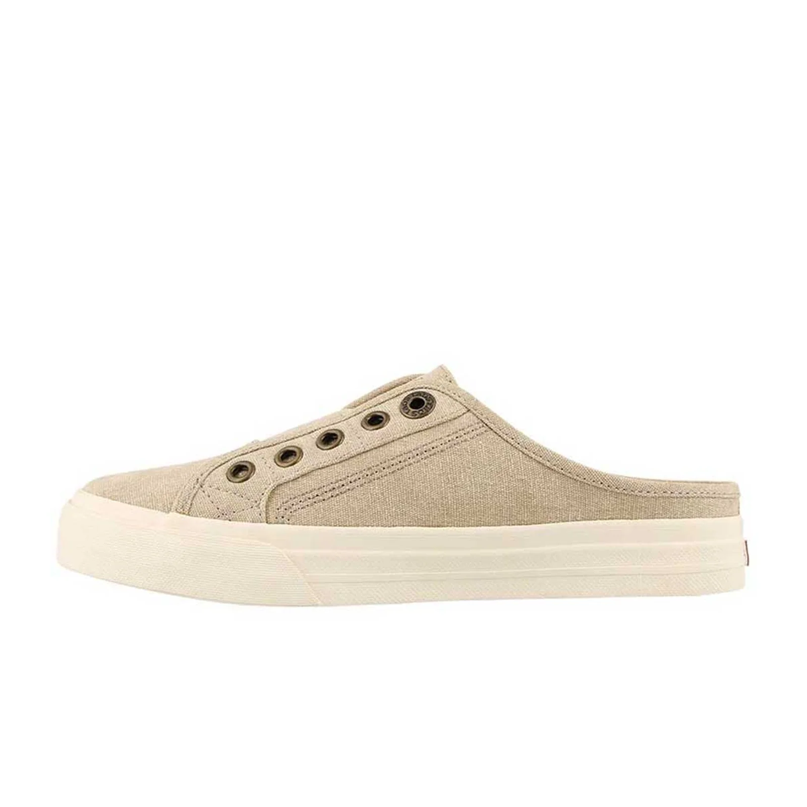 Taos EZ Soul Slip On Sneaker (Women) - Oat Washed Canvas - Image 2