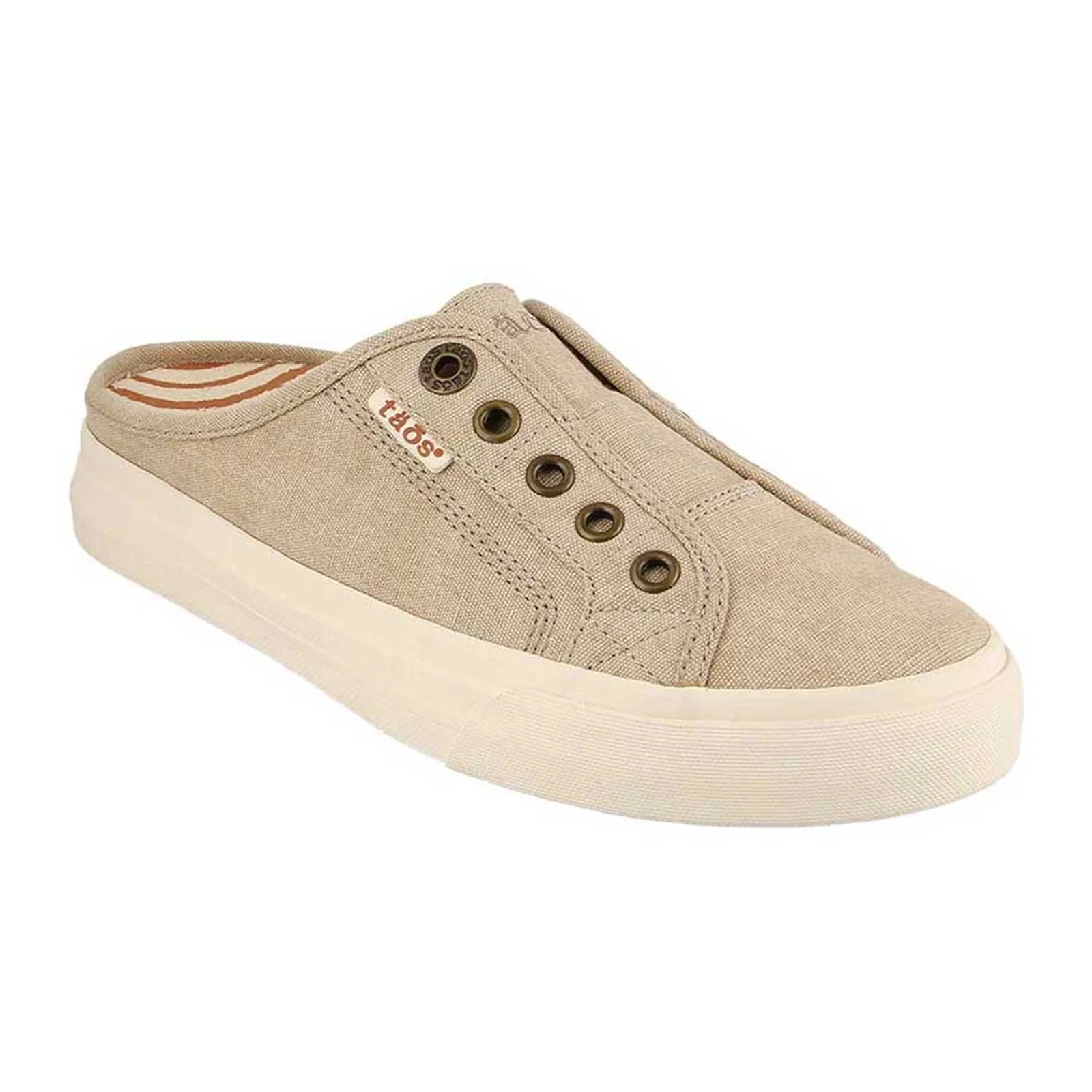 Taos EZ Soul Slip On Sneaker (Women) - Oat Washed Canvas - Image 3