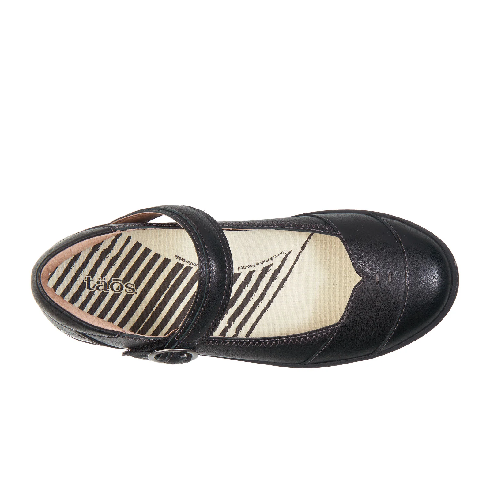 Taos Forward Mary Jane (Women) - Black on Black - Image 3