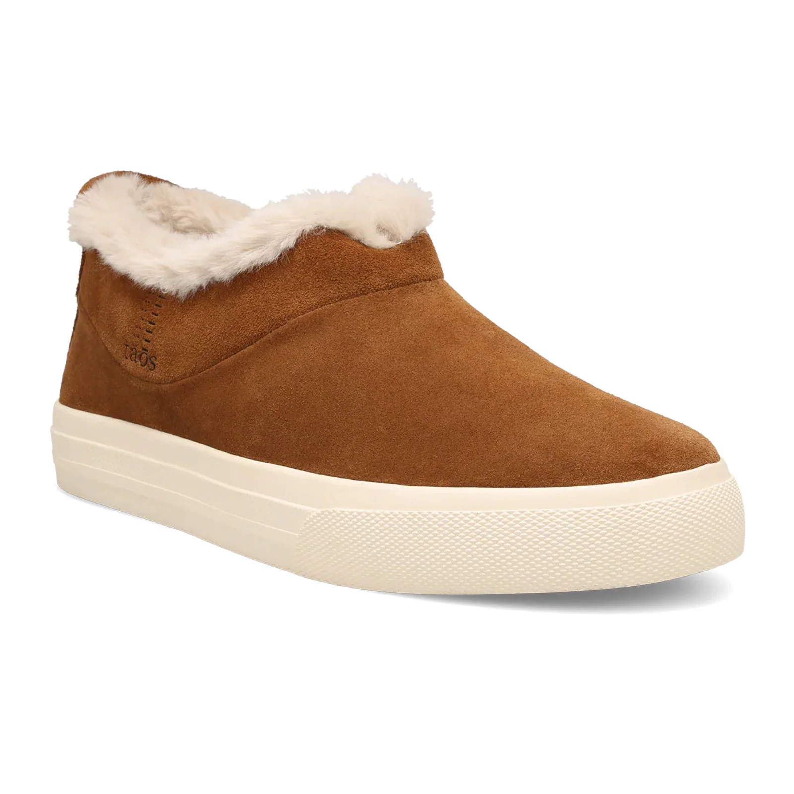 Taos Mini Chic Slip On (Women) - Chestnut Suede - Image 4