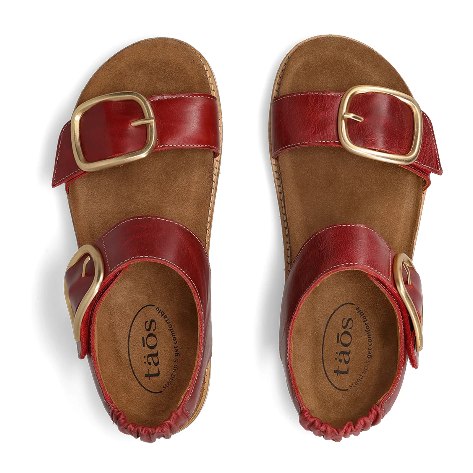 Taos On The Double Backstrap Sandal (Women) - Red - Image 5
