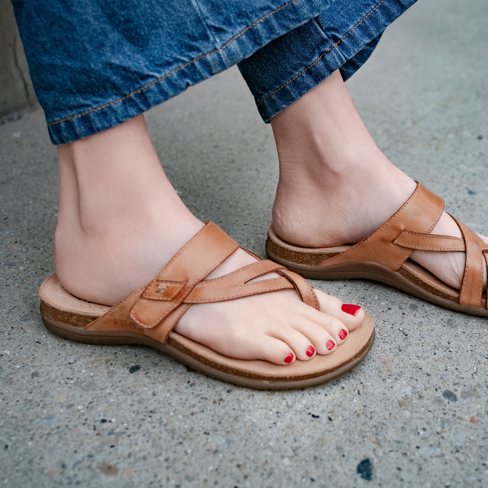 Taos Perfect Sandal (Women) - Tan - Image 7