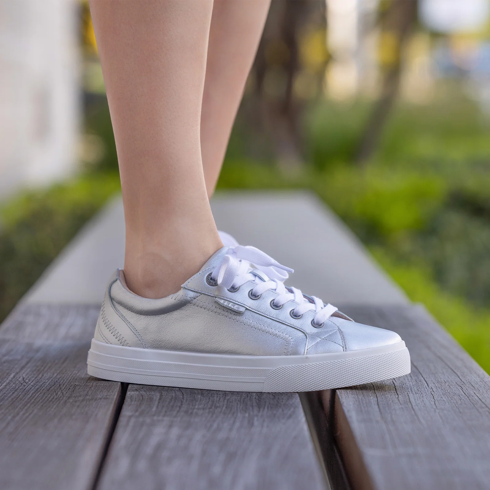 Taos Plim Soul Lux Sneaker (Women) - Silver - Image 9