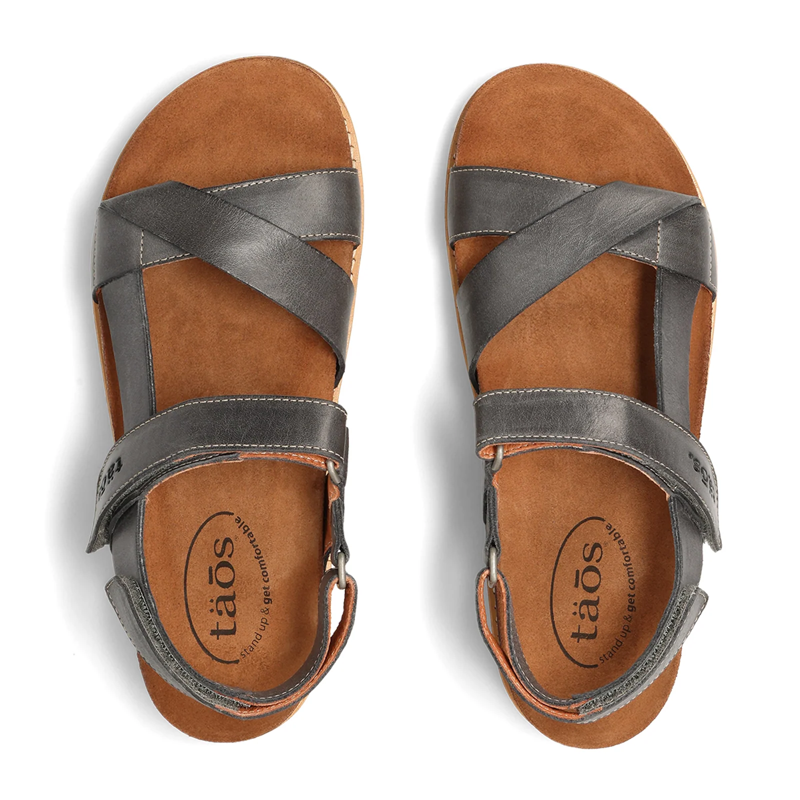 Taos Sideways Backstrap Sandal (Women) - Steel - Image 5