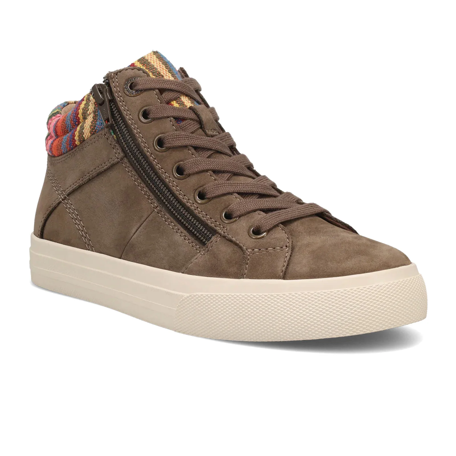 Taos Winner Mid Top Sneaker (Women) - Dark Taupe Multi - Image 3