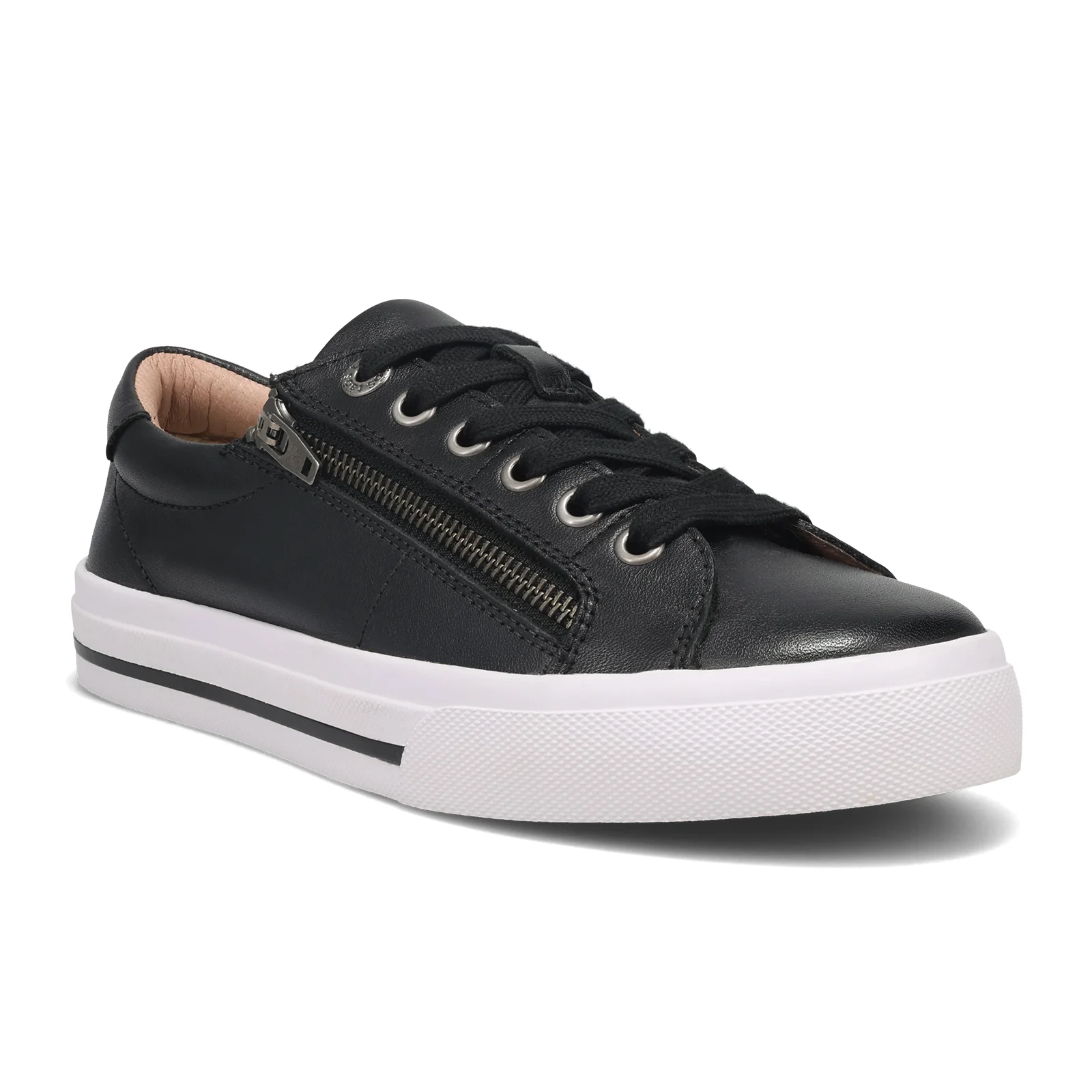 Taos Z Soul Lux Sneaker (Women) - Black Leather - Image 3