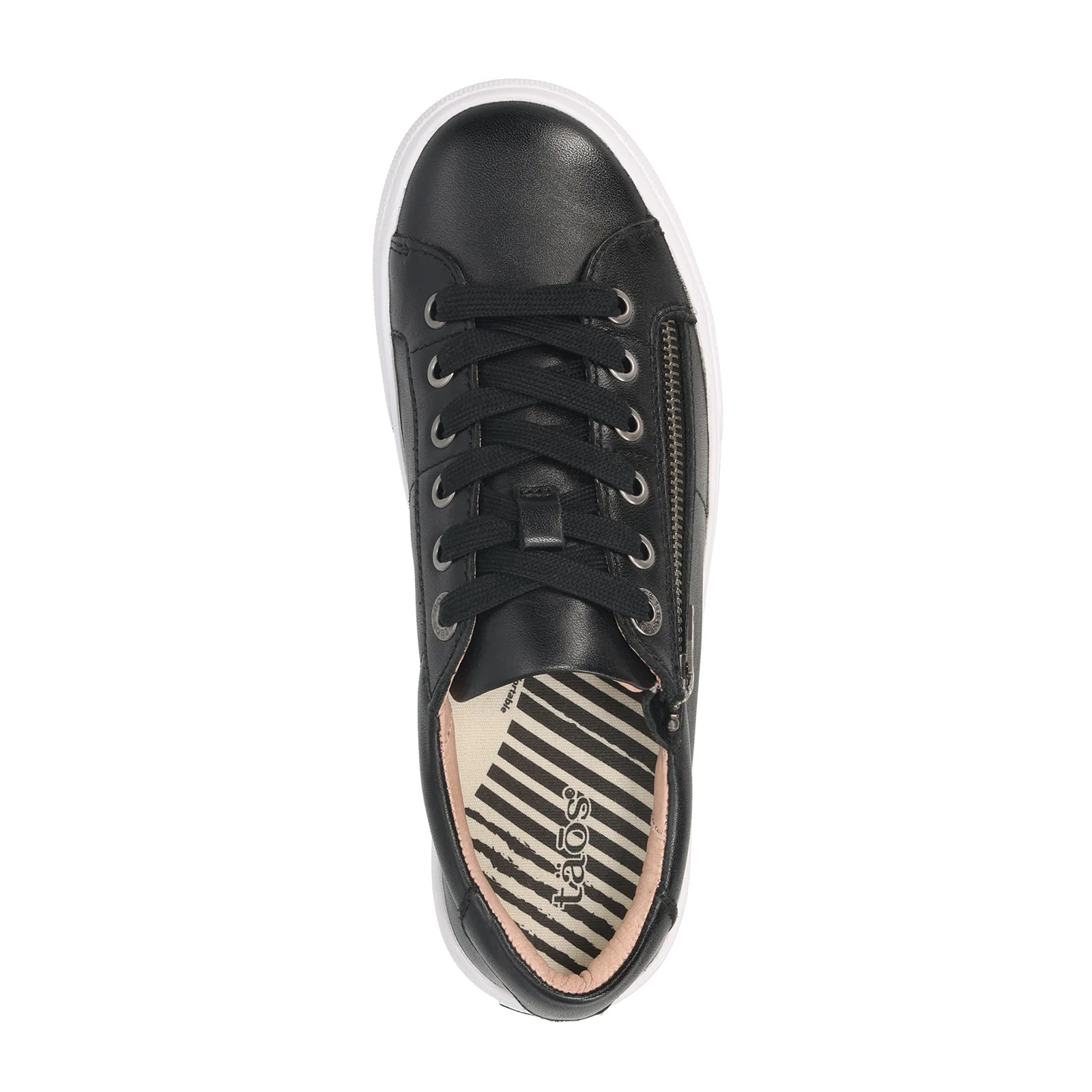 Taos Z Soul Lux Sneaker (Women) - Black Leather - Image 4