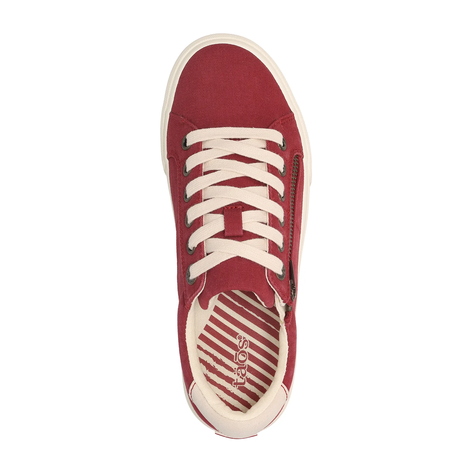 Taos Z Soul Sneaker (Women) - Crimson/Ecru Distressed - Image 4