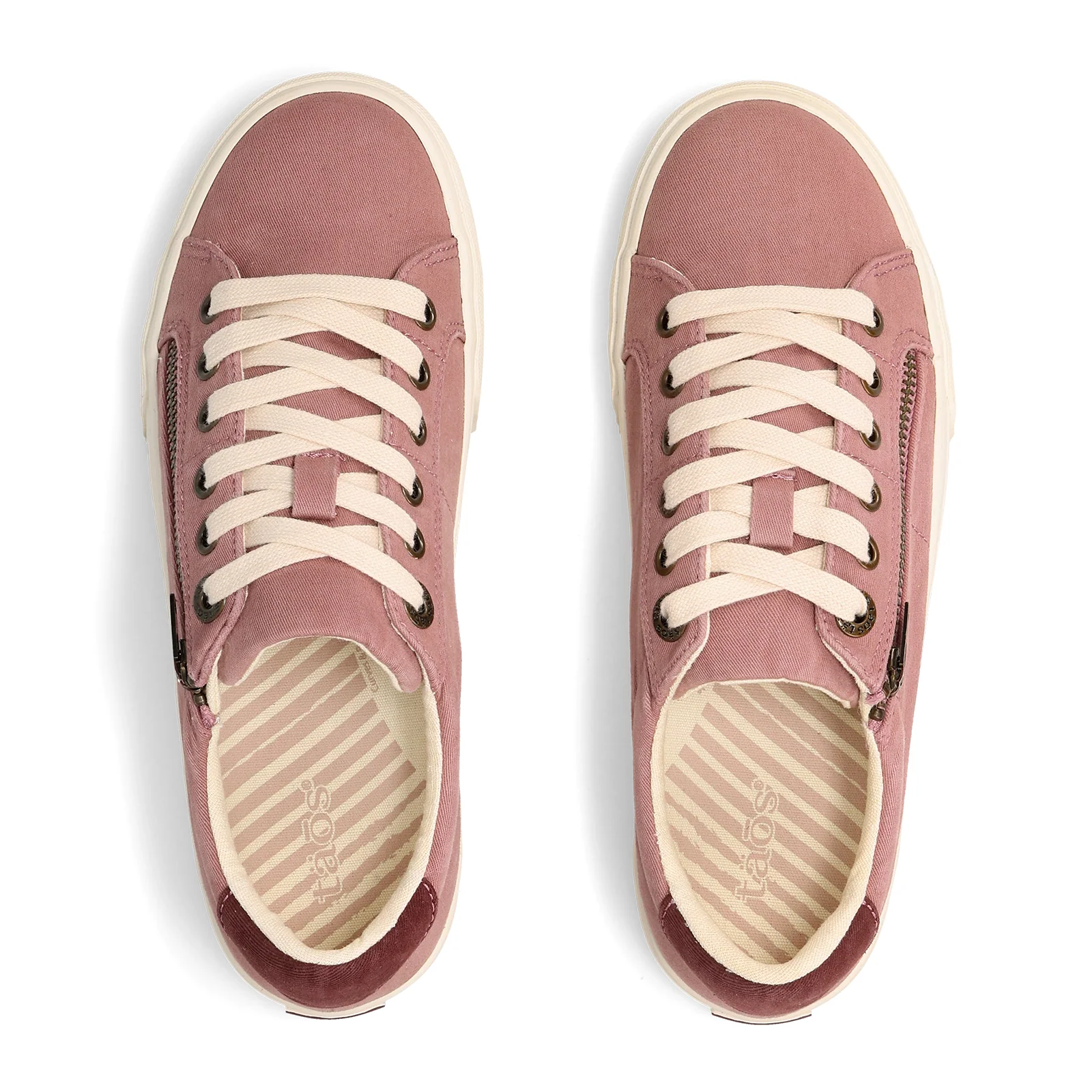 Taos Z Soul Sneaker (Women) - Dusty Rose/Wine Distressed - Image 5