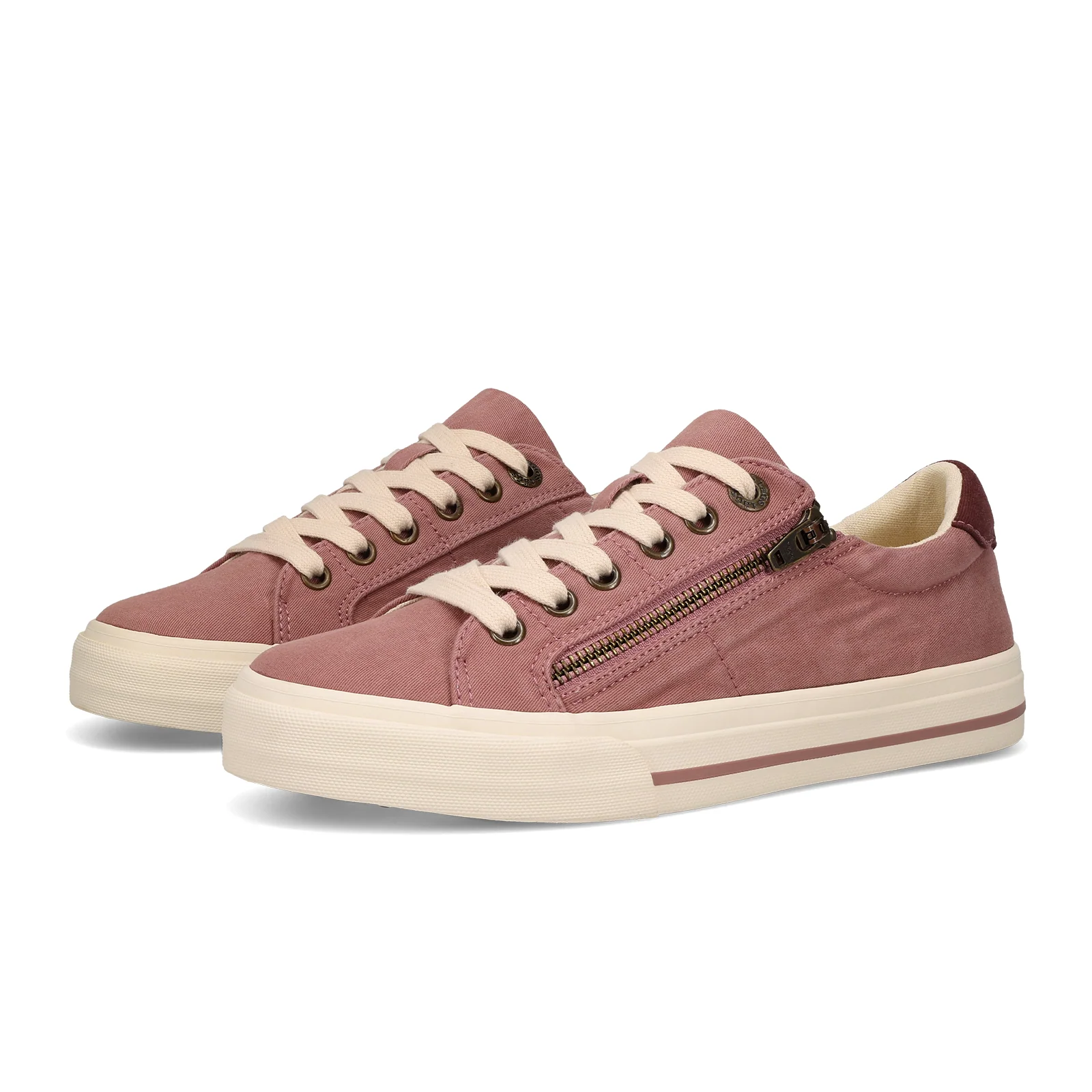 Taos Z Soul Sneaker (Women) - Dusty Rose/Wine Distressed - Image 7