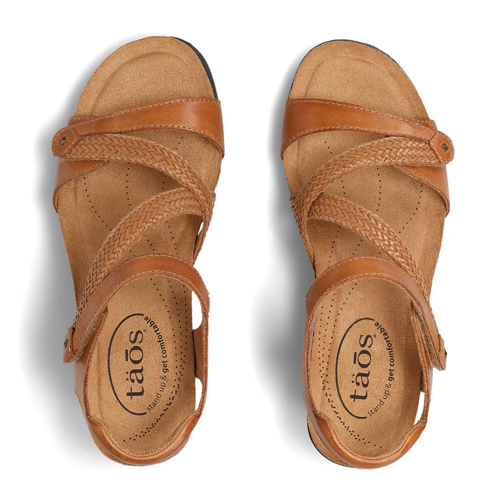 Taos Zecret Wedge Sandal (Women) - Caramel - Image 5