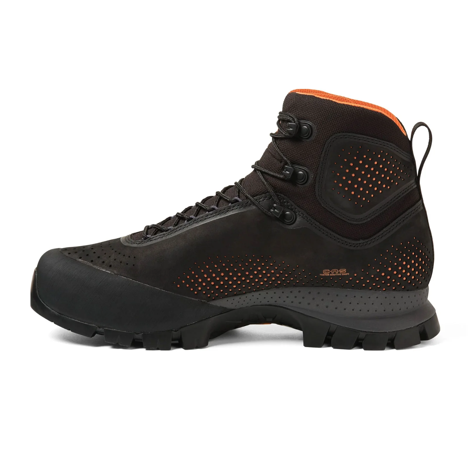 Tecnica Forge GTX Mid Hiking Boot (Men) - Black/Orange Leather - Image 2