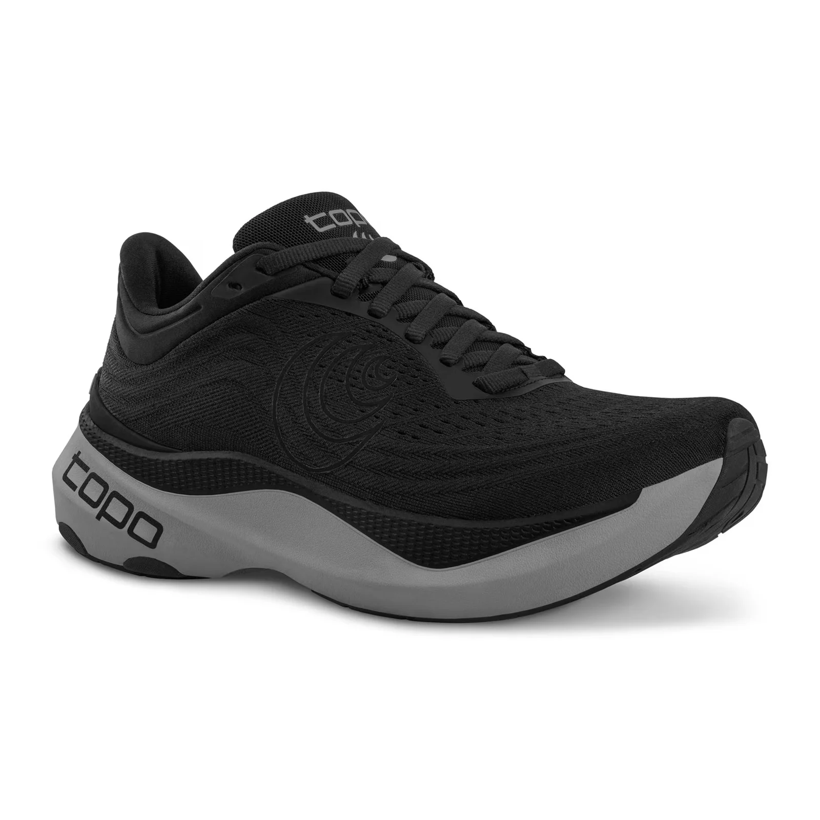 Topo Aura Running Shoe (Men) - Black/Charcoal - Image 3