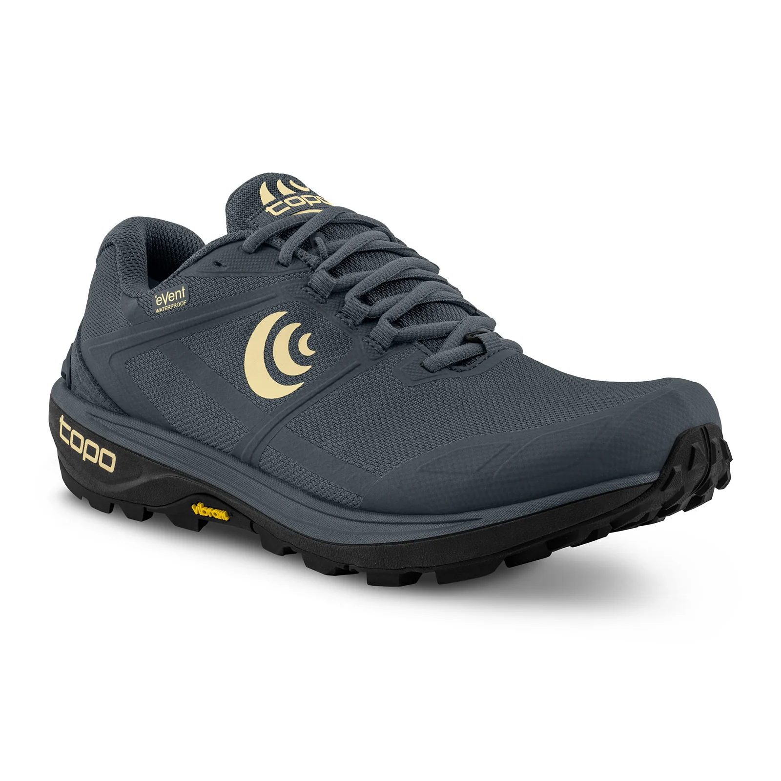 Topo Terraventure 4 Waterproof Running Shoe (Women) - Grey/Butter - Image 3