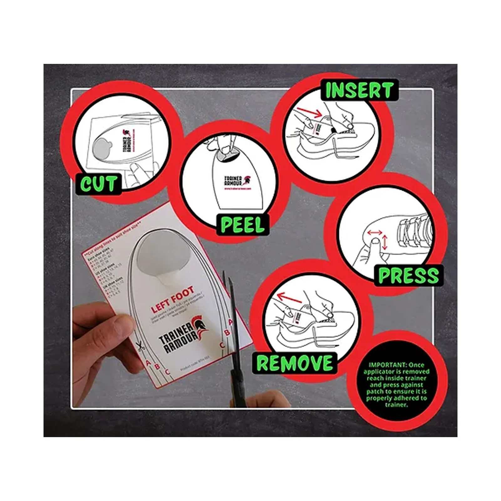 Trainer Armour Big Toe Hole Preventer - White - Image 4