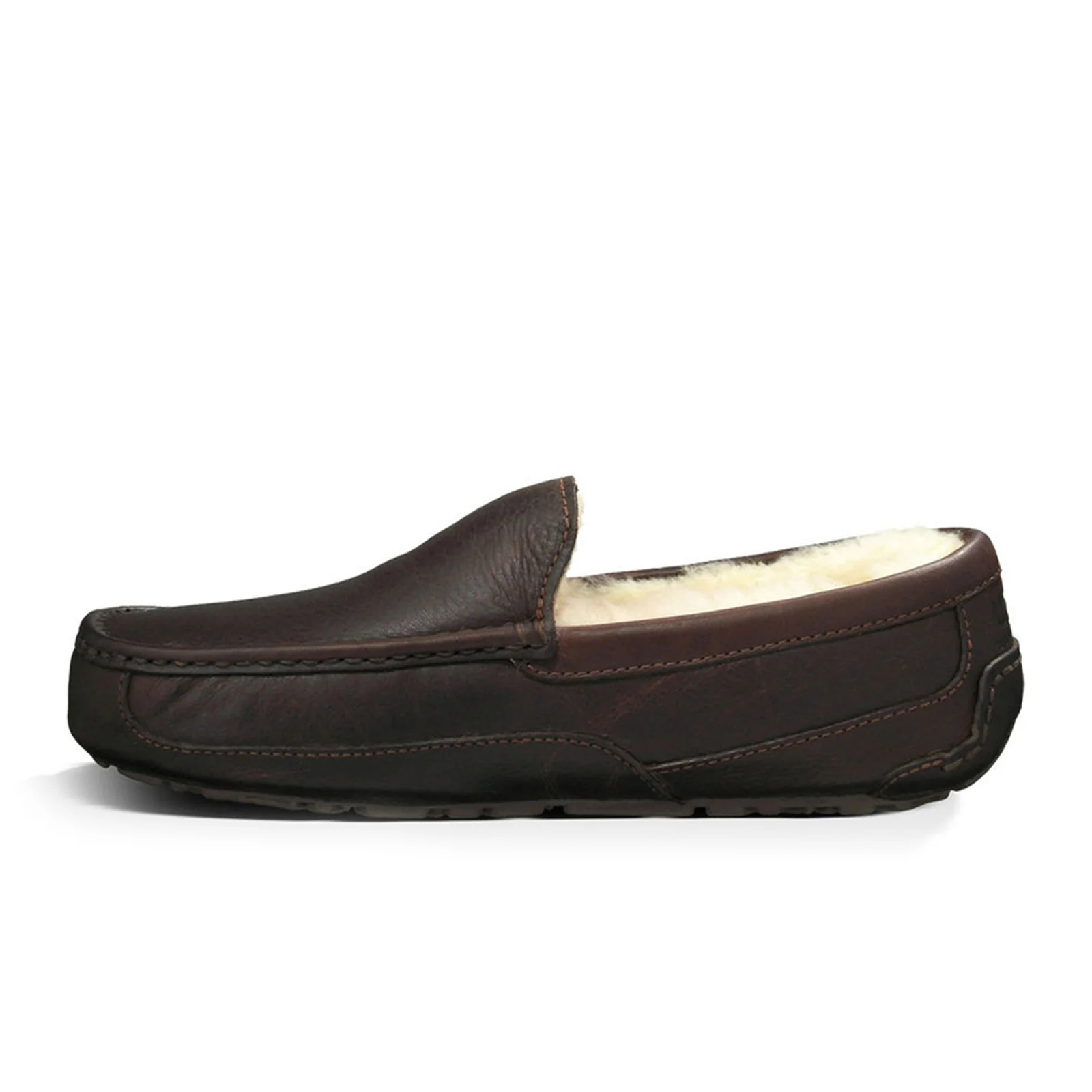 UGG® Ascot Leather Slipper (Men) - Dark Spice - Image 2