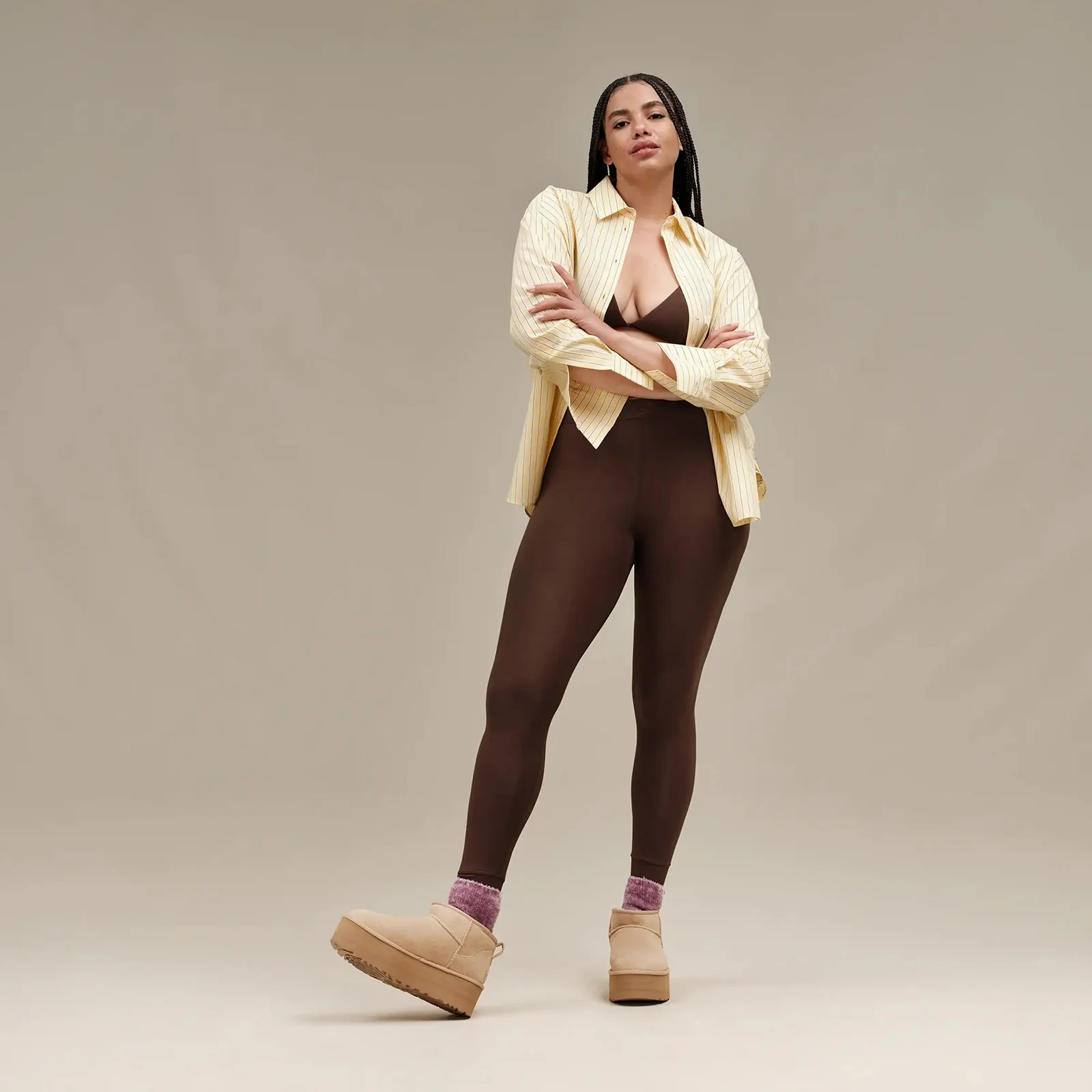 UGG® Classic Ultra Mini Platform (Women) - Sand - Image 3
