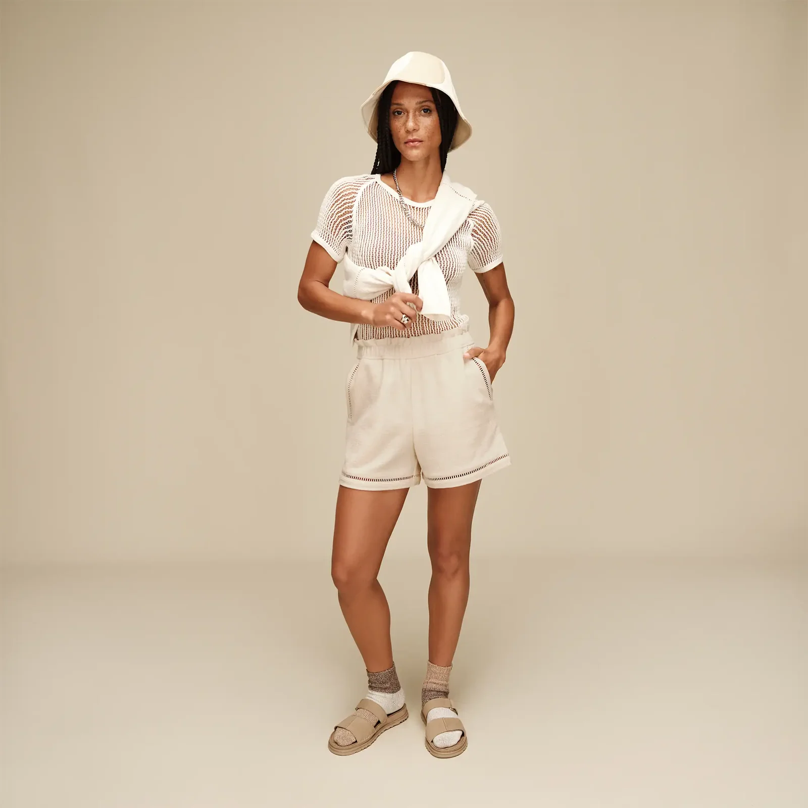 UGG® Frynn Short (Women) - Cream - Image 3