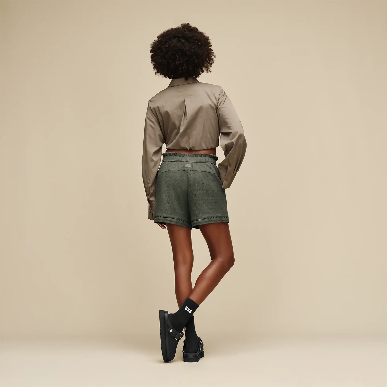 UGG® Frynn Short (Women) - Green Grey - Image 4