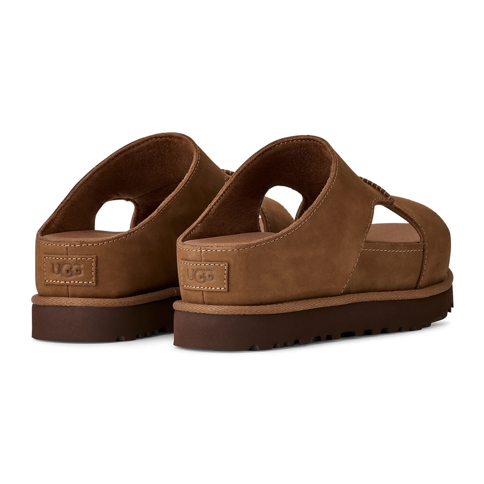 UGG® GoldenStar Hi Cutout Slide (Women) - Dark Chestnut - Image 4