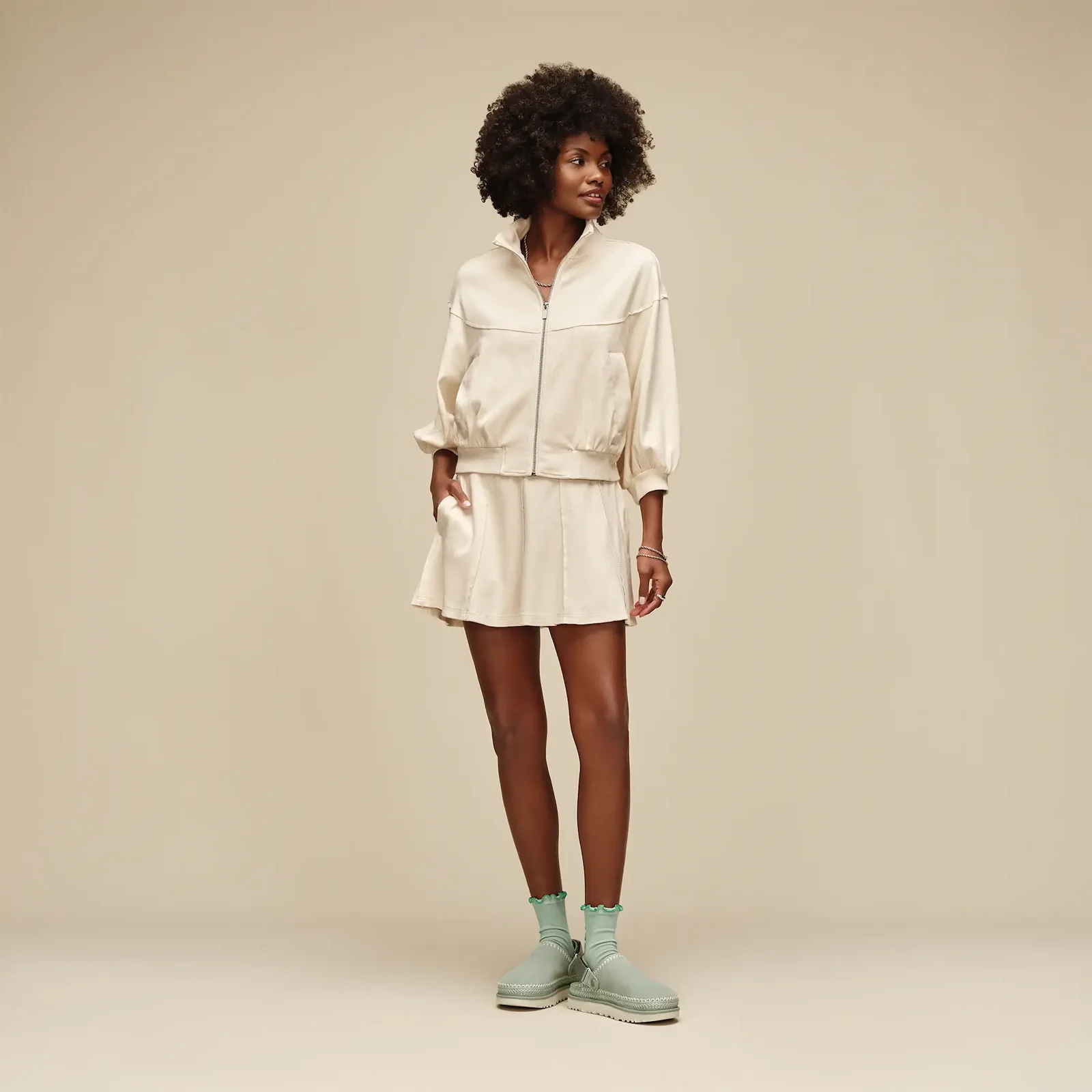 UGG® Karsyn Lettuce Edge Quarter II (Women) - Artichoke/Hummingbird - Image 3