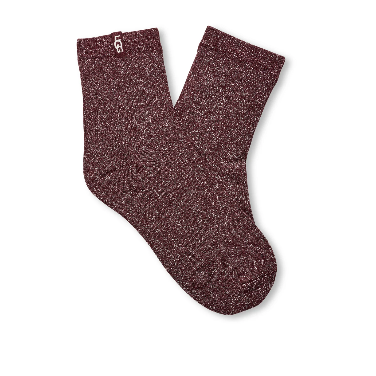 UGG® Lavinia Shimmer Quarter Sock (Women) - Wild Grape