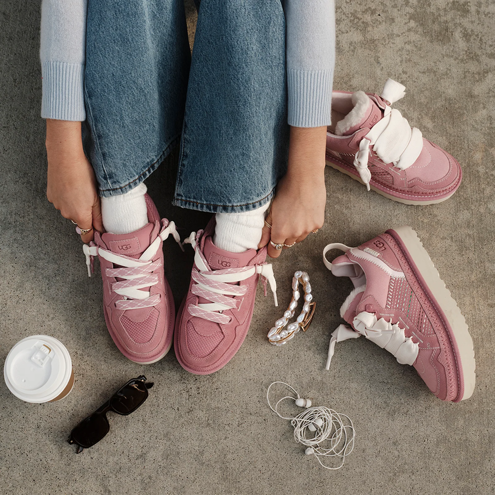 UGG® Lo Lowmel (Women) - Horizon Pink - Image 9