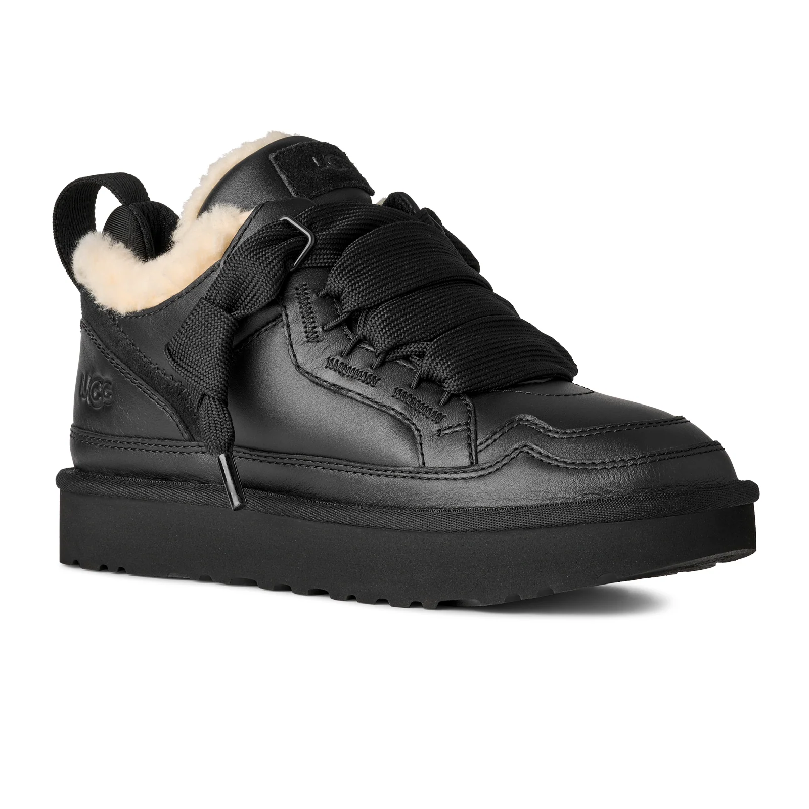 UGG® Lowmel (Women) - Black Leather - Image 3